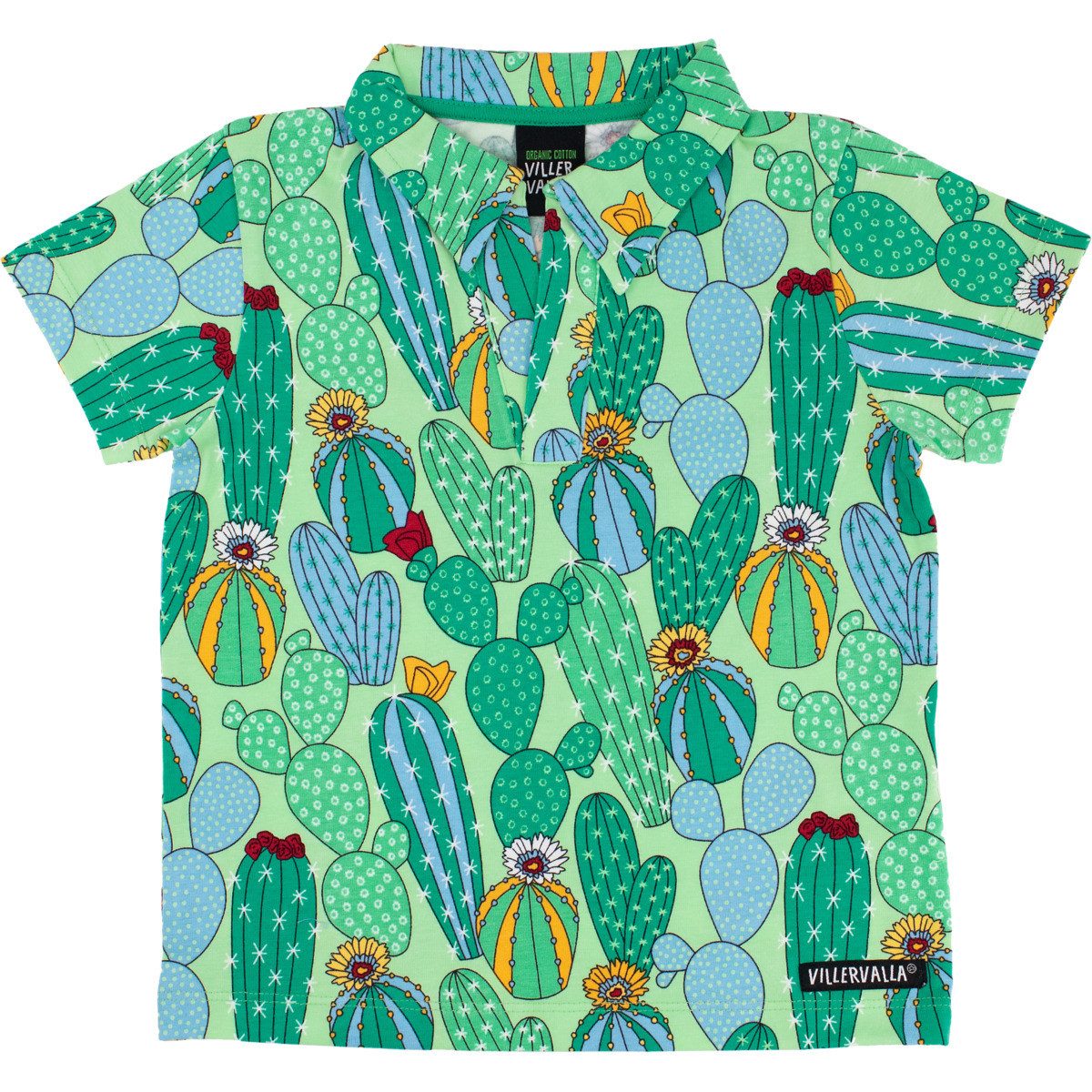 Villervalla T-Shirt Kaktus Unisex Kinder (1-tlg) Shirt, Oberteil, Leibchen, Funktionsshirt, Shortsleeve Shirt