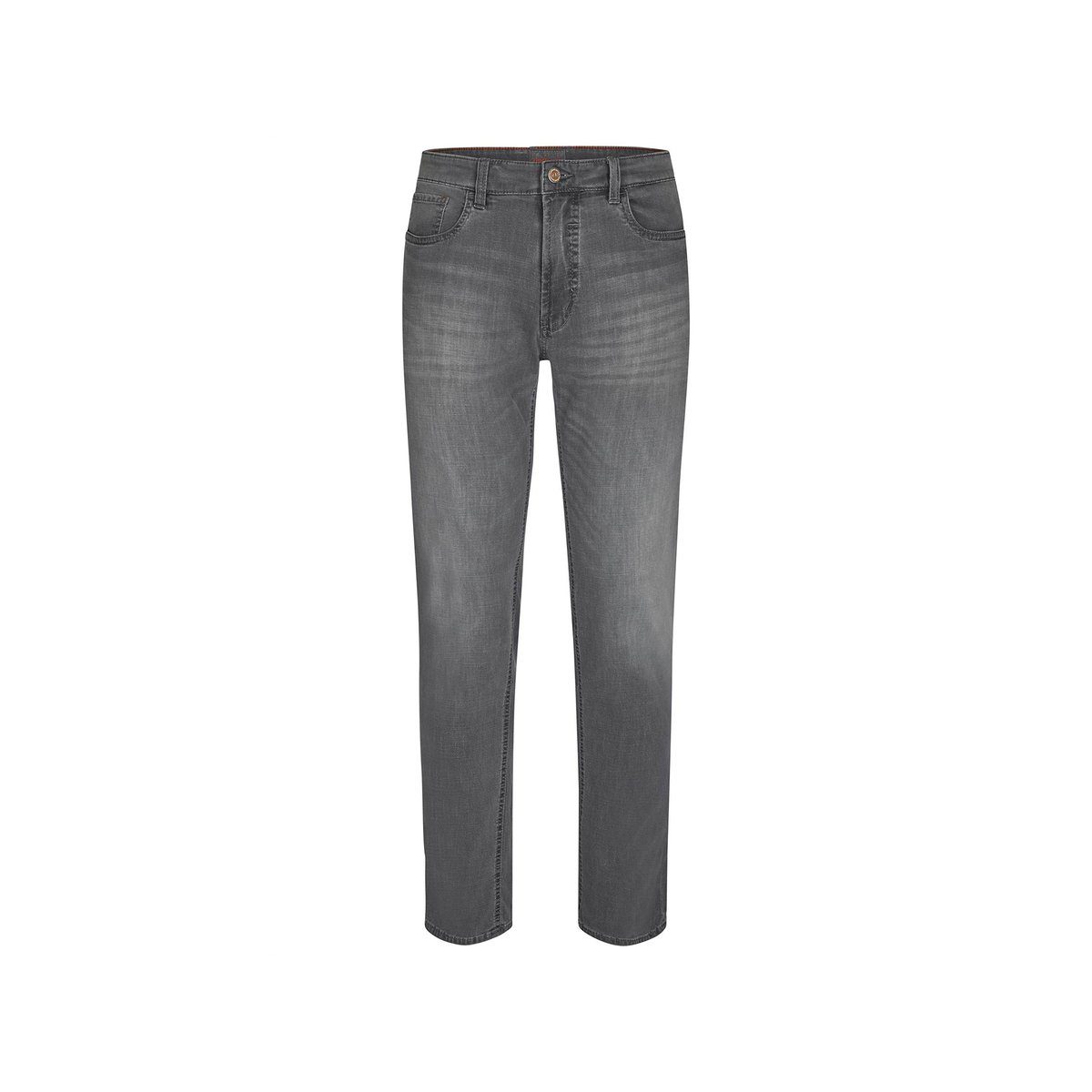 Hattric 5-Pocket-Jeans grau (1-tlg) grey | Straight-Fit Jeans