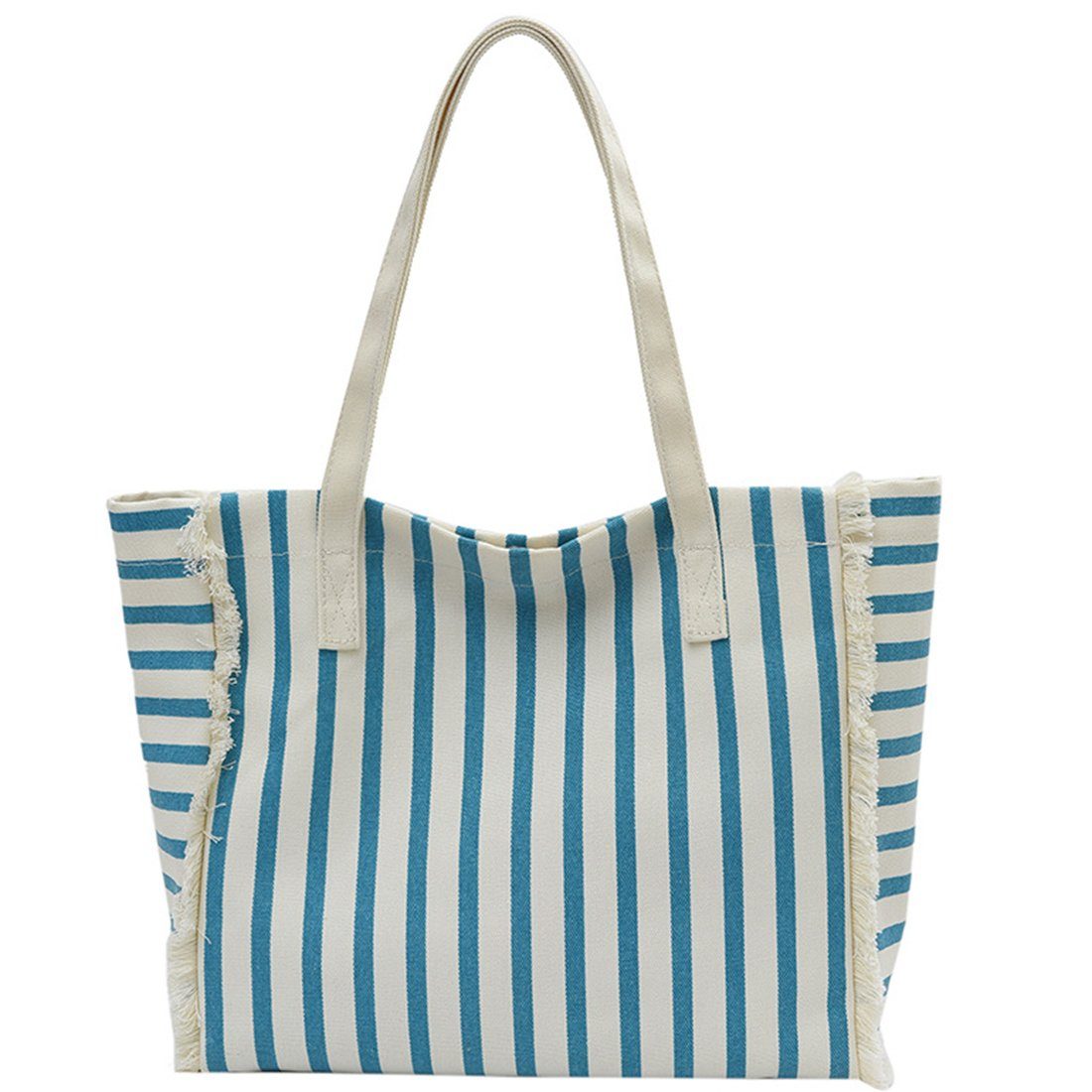 Tasche, Haiaveng für Shopper mit Segeltuch Groß Handtasche Schultertasche Umhängetasche Tote Umhängetasche Innentasche blue Damen,Lässige