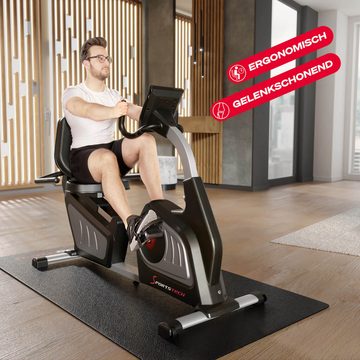 Sportstech Ergometer ES600, Magnetbremssystem, Tablethalterung, USB-Ladeanschluss