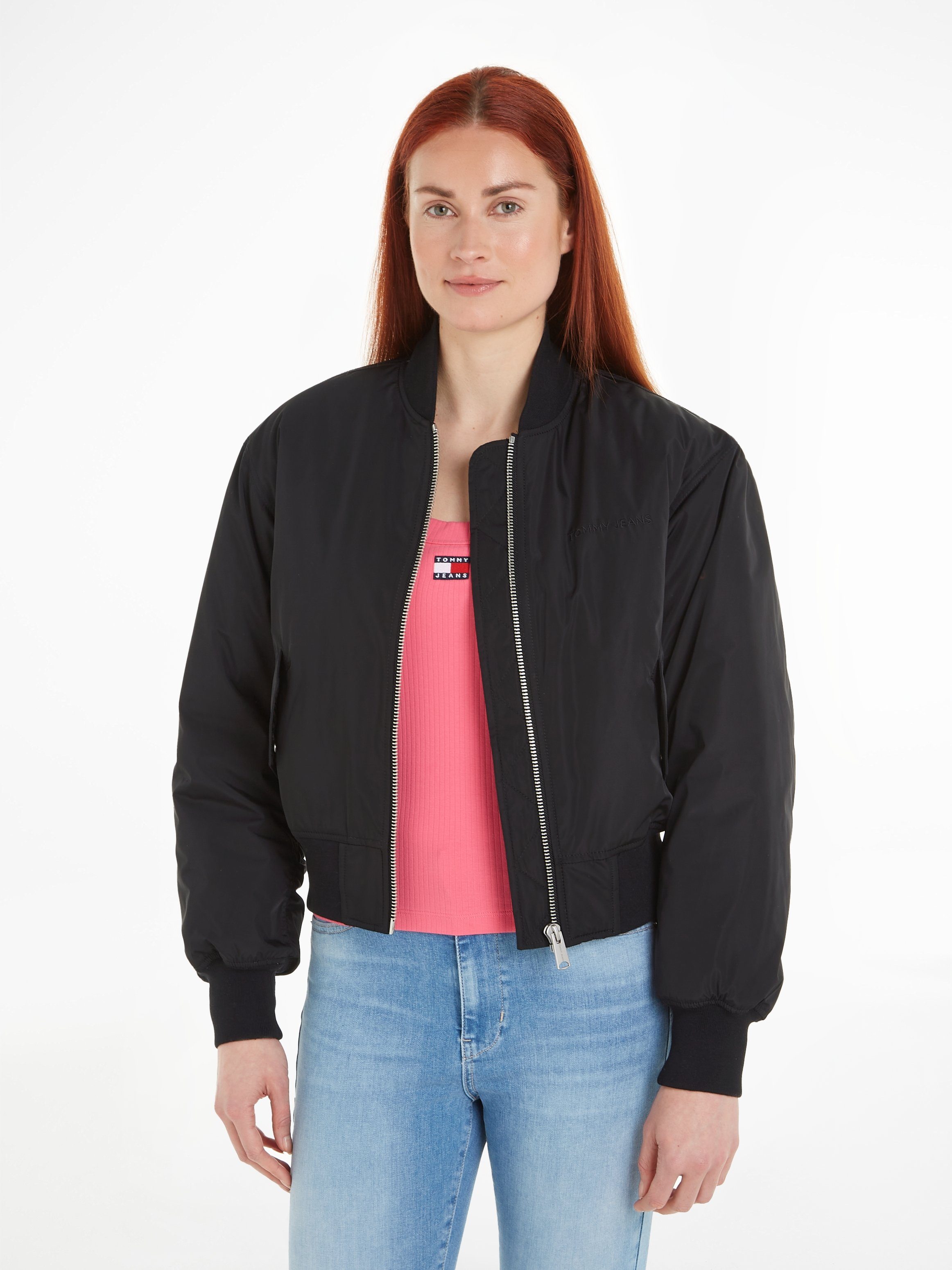 Tommy Jeans Bomberjacke TJW CLASSICS BOMBER JACKET EXT mit Logostickerei