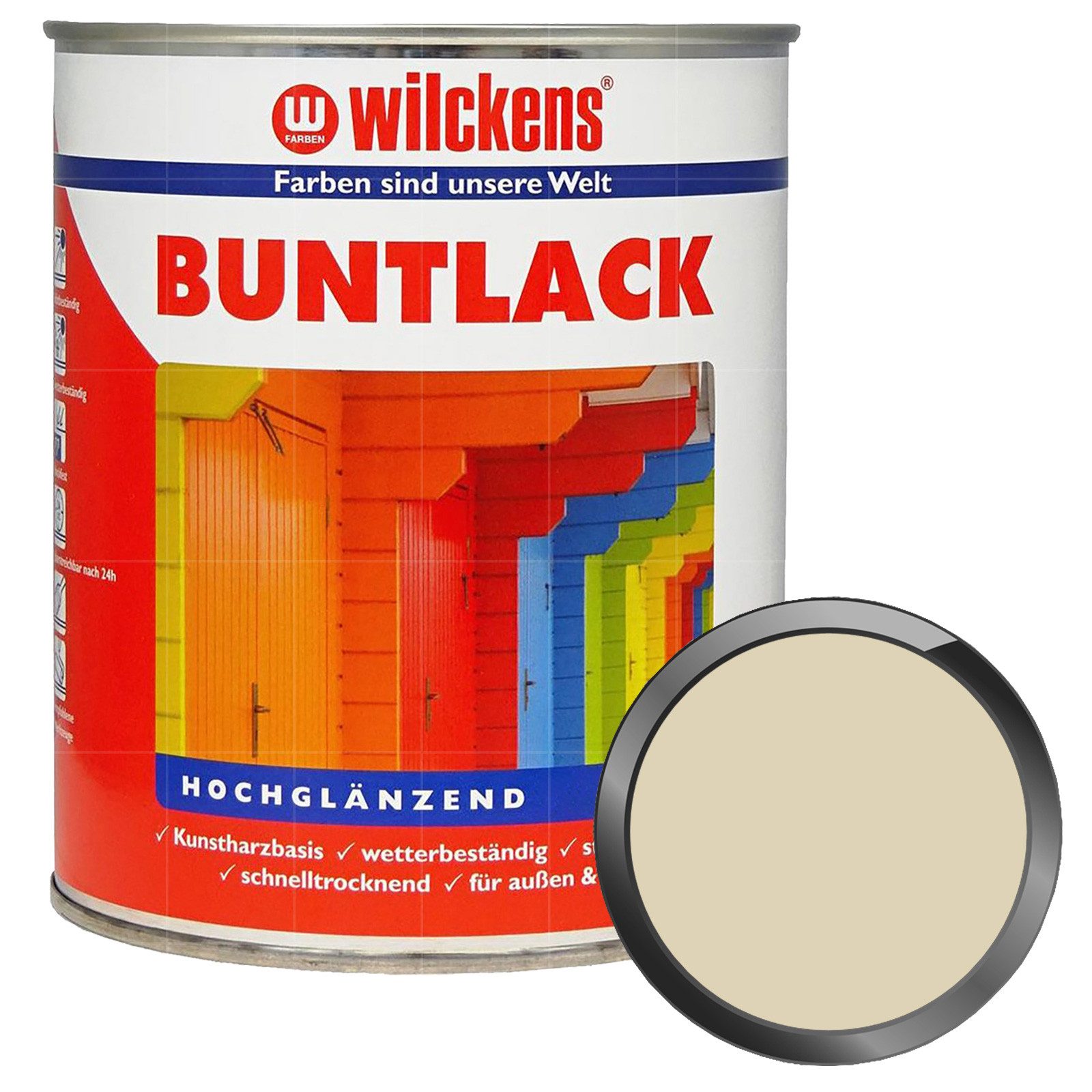 Wilckens Farben Lack Buntlack hochglänzend - 2.5 Liter