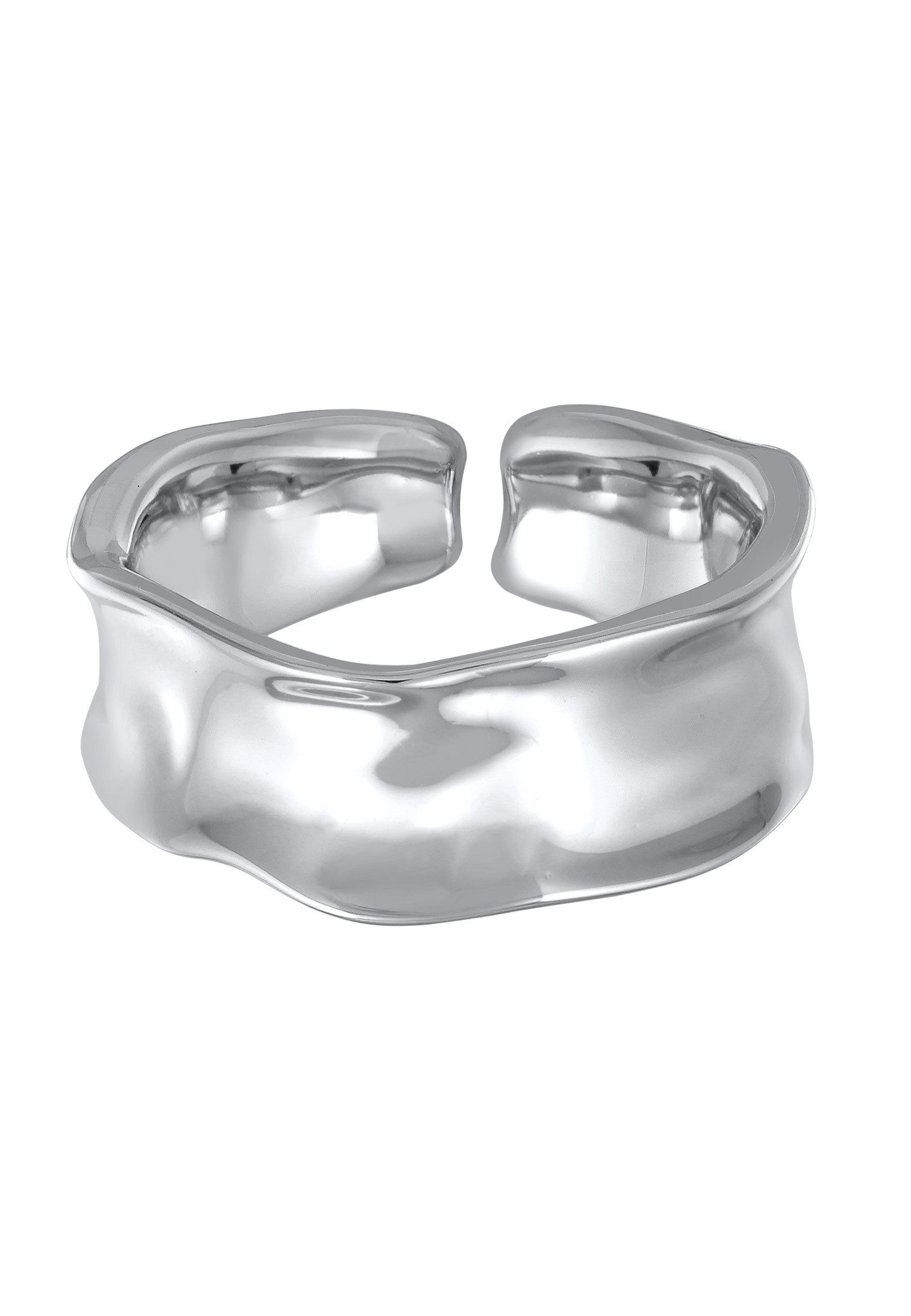 Elli Fingerring Bandring Offen Struktur für günstig online kaufen
