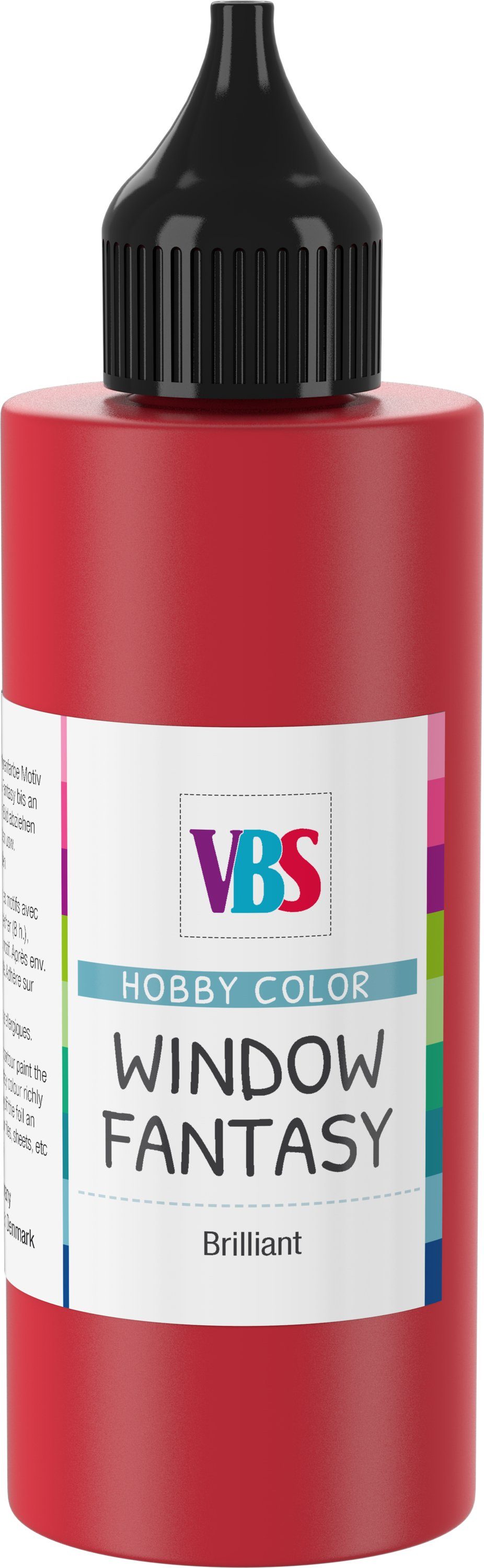 Fenstersticker, VBS, 85 ml Orientrot