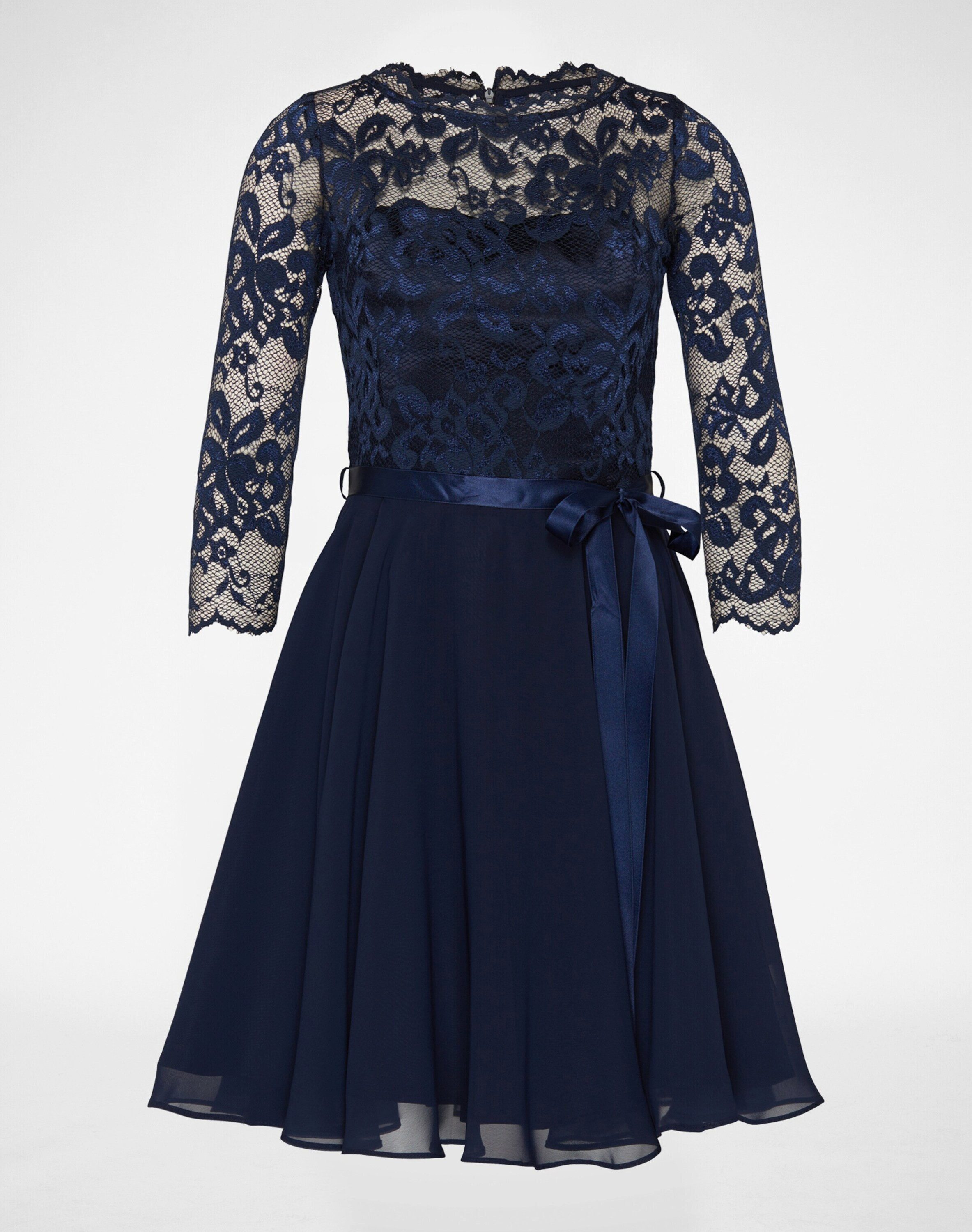 SWING Midikleid (1-tlg) Falten