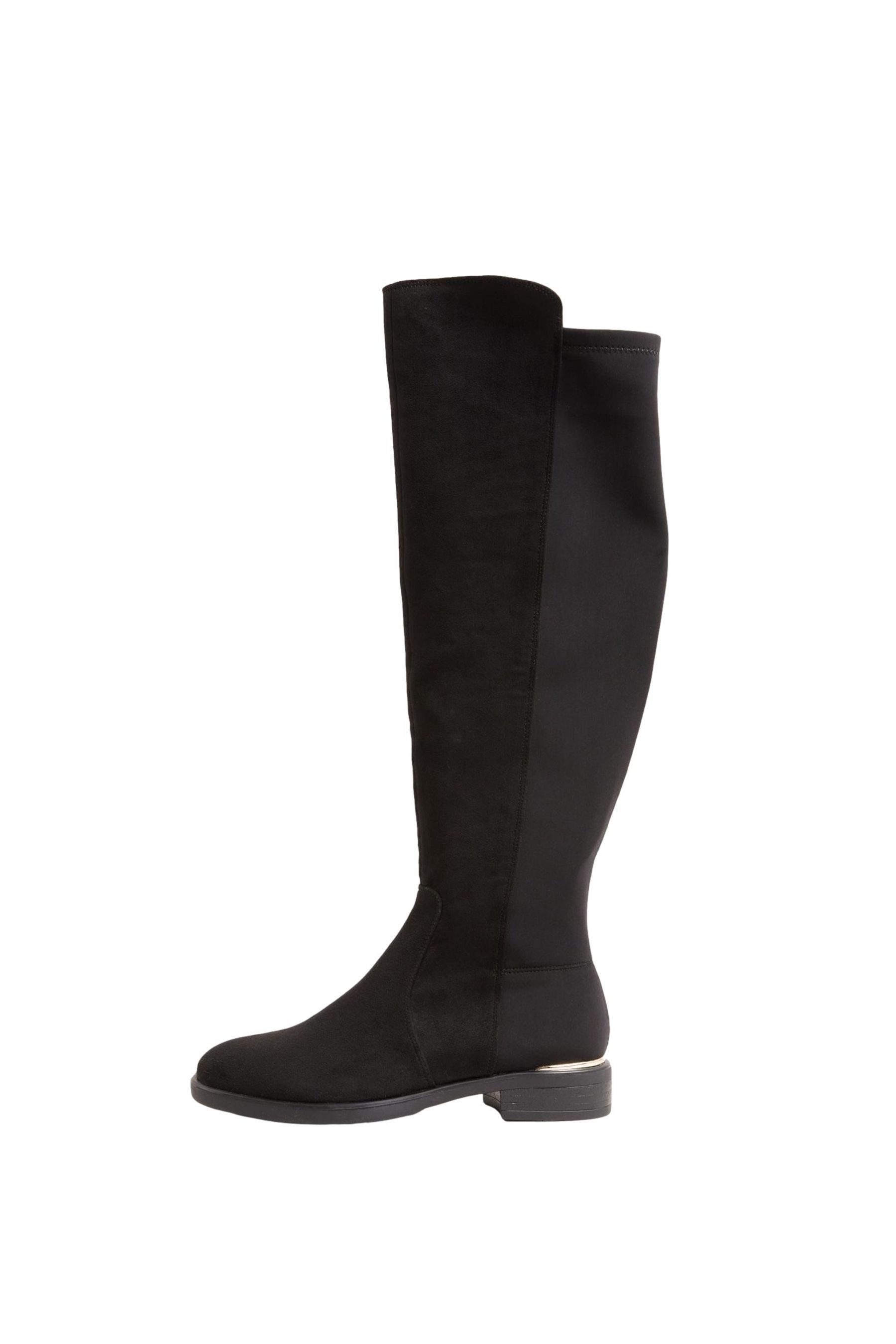 LIPSY Lipsy Flache kniehohe Stiefel, weite Form Stiefel (1-tlg)