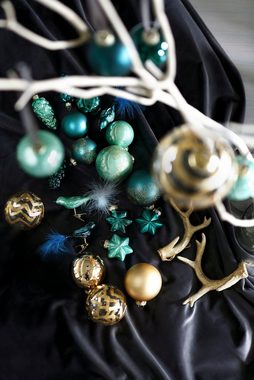 MAGIC by Inge Christbaumschmuck Magic - Green Velvet, Weihnachtsdeko, Christbaumschmuck (8-tlg), Sterne