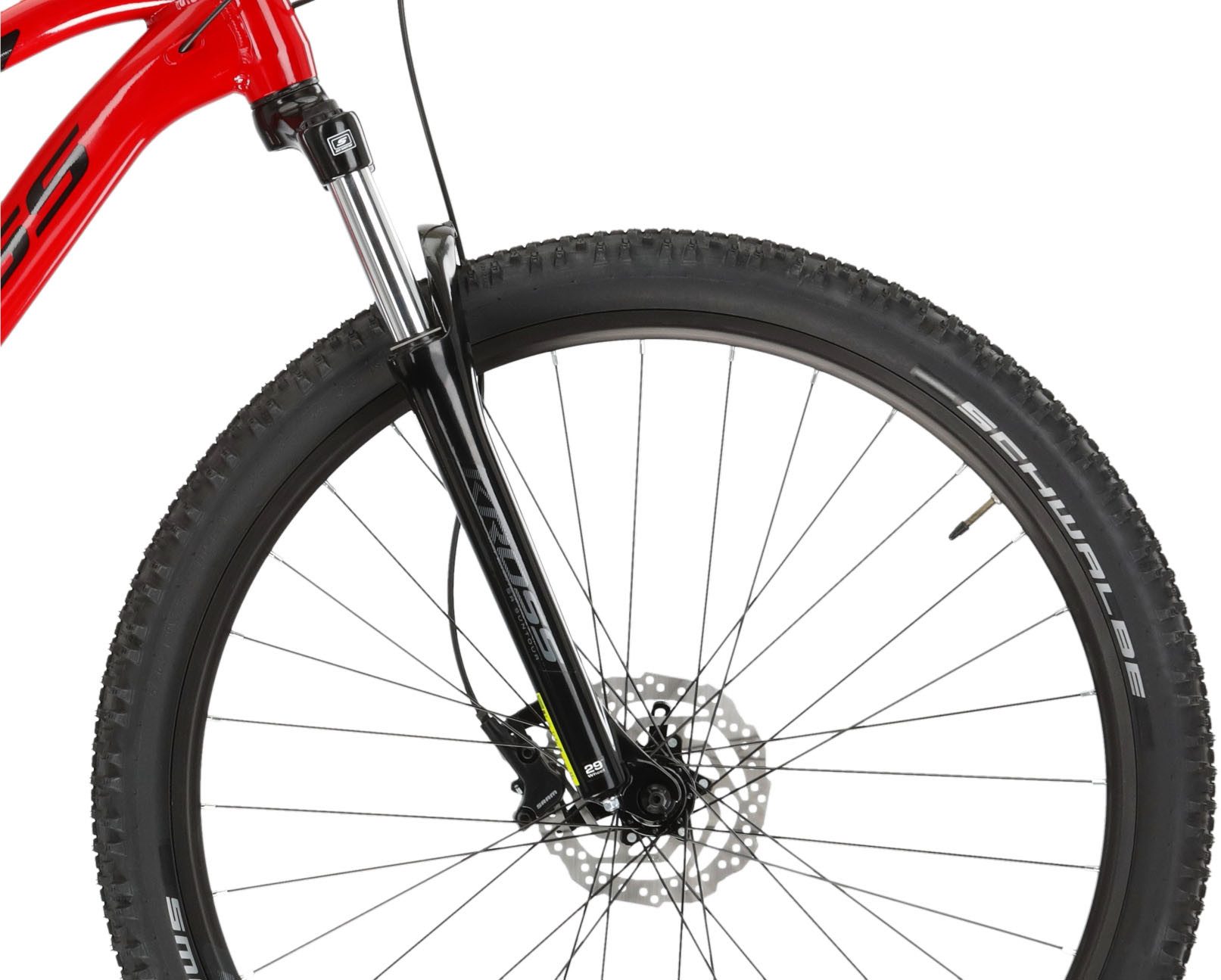 Kross Mountainbike KROSS MTB Hardtail Level 1.0 29" rot 18 Gänge, 18 Gang Shimano Altus M2000 Schaltwerk, Kettenschaltung