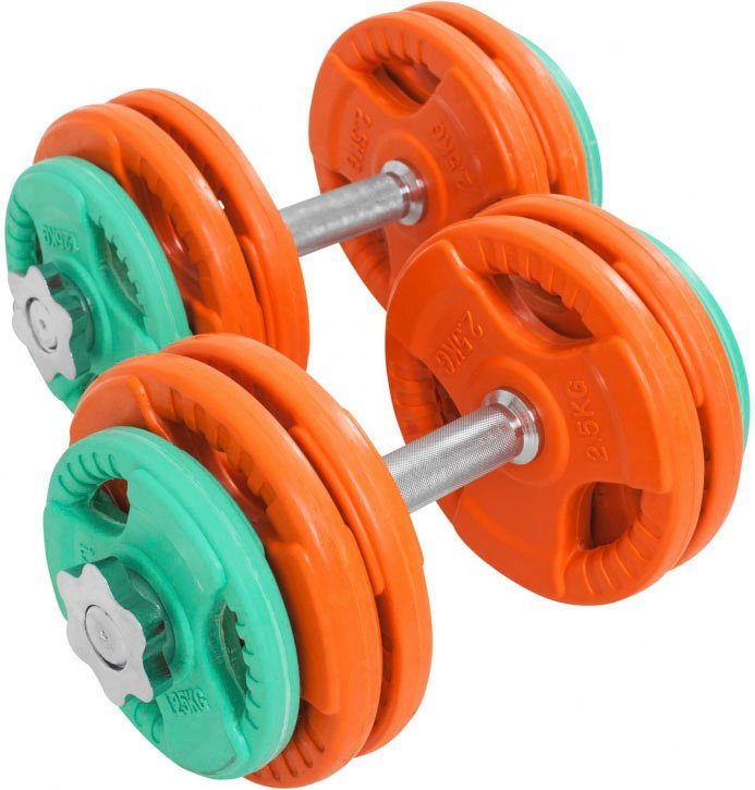 Gripper 30 SPORTS Hantel-Set (Set) Kurzhanteln, kg mit Verstellbar, Gummi 2 GORILLA Hantelset