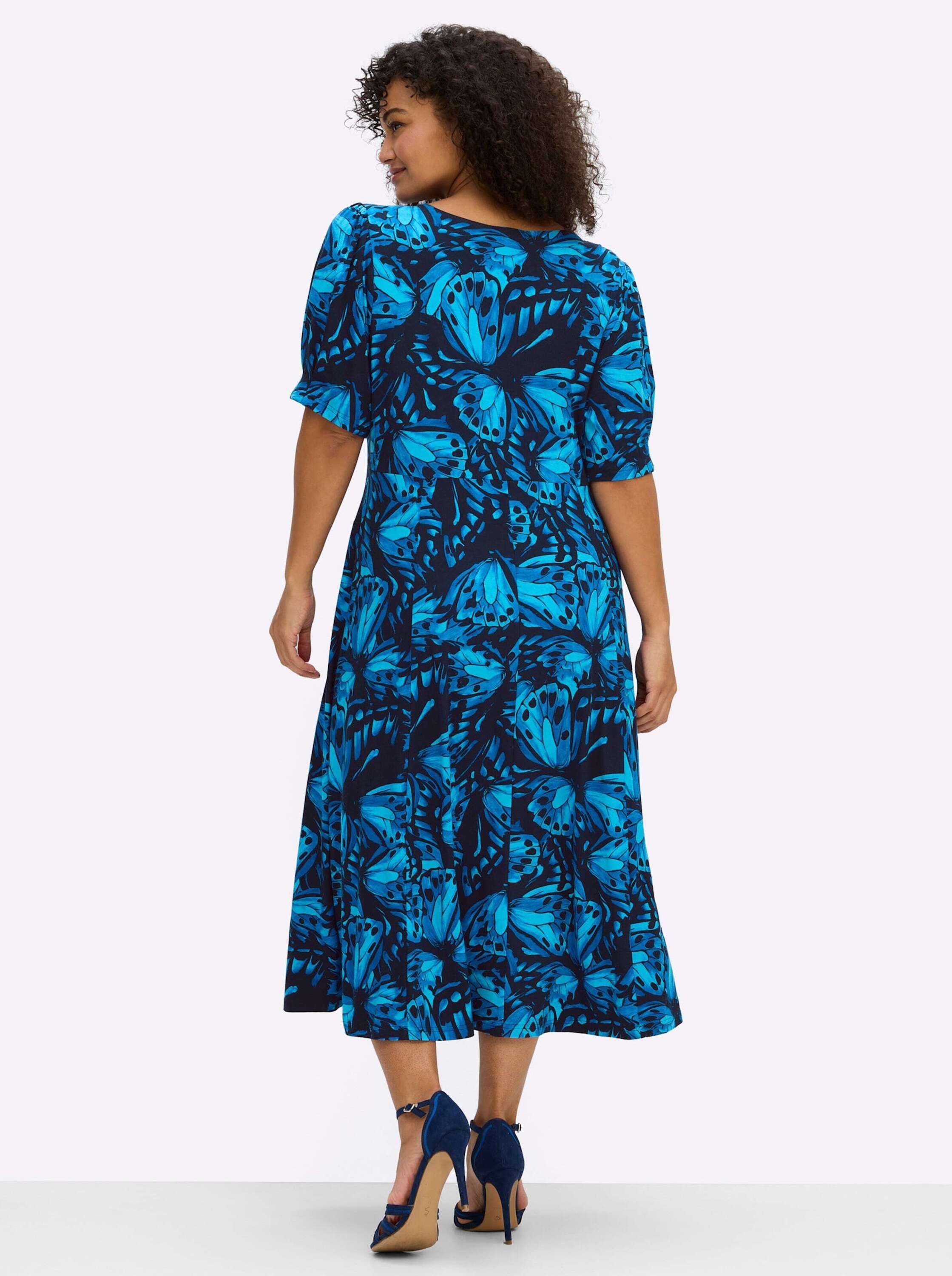 sheego by Joe Browns Jerseykleid Jersey-Kleid Kurzarm