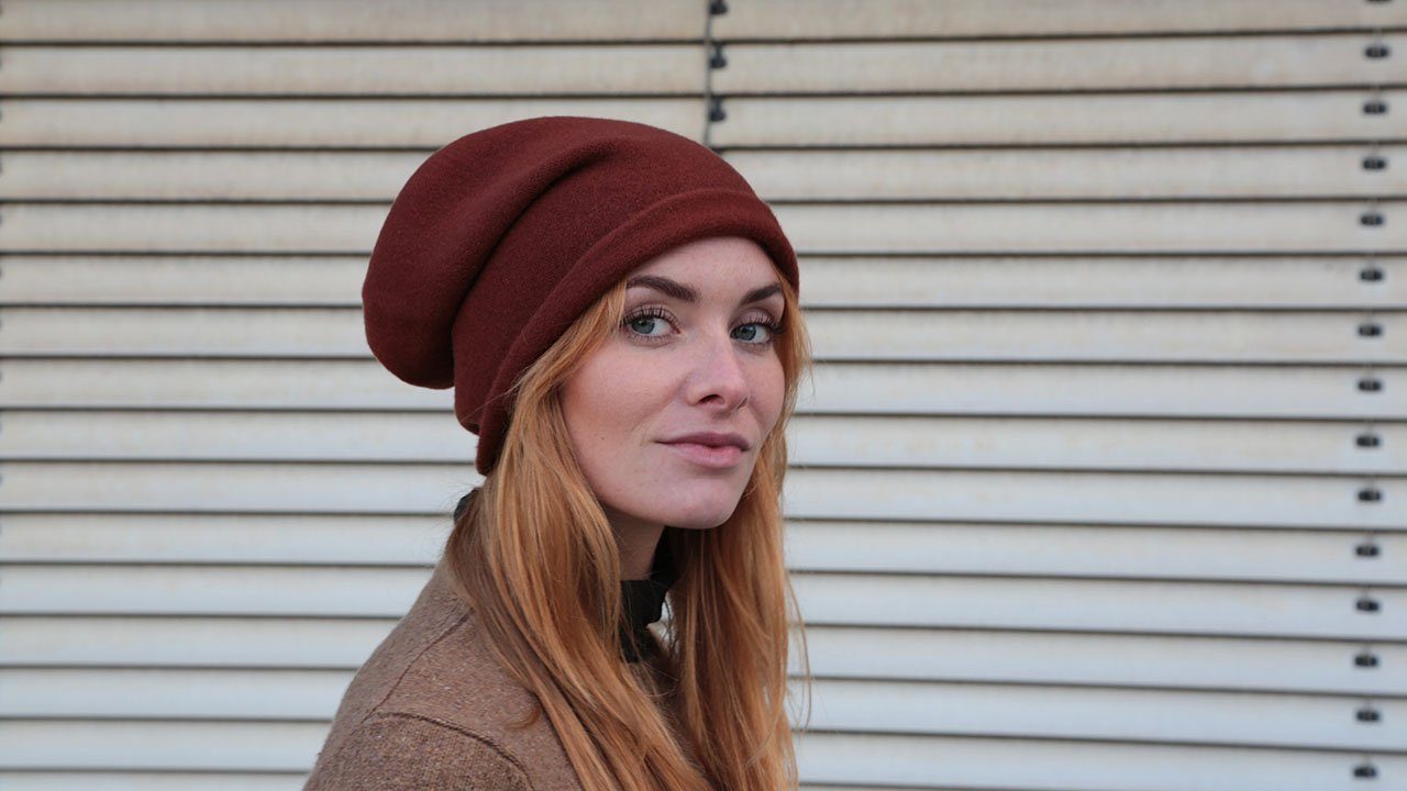 Kopka Strickmütze NeRo Beanie Rollrandmütze aus günstig online kaufen