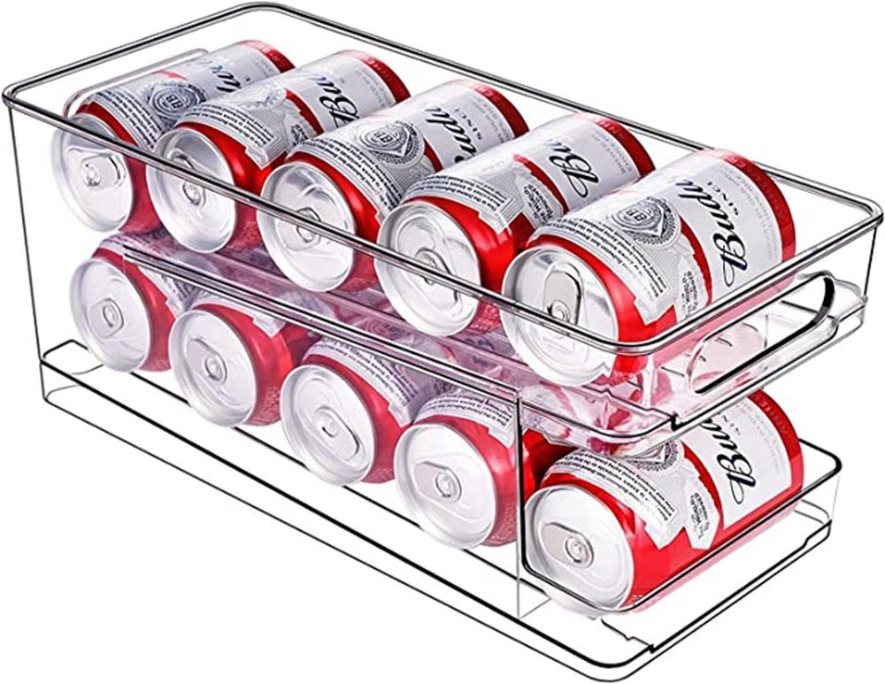 Atäsi Korbeinsatz Kühlschrank für Dosenspender Sprudel Bier Organizer Getränke