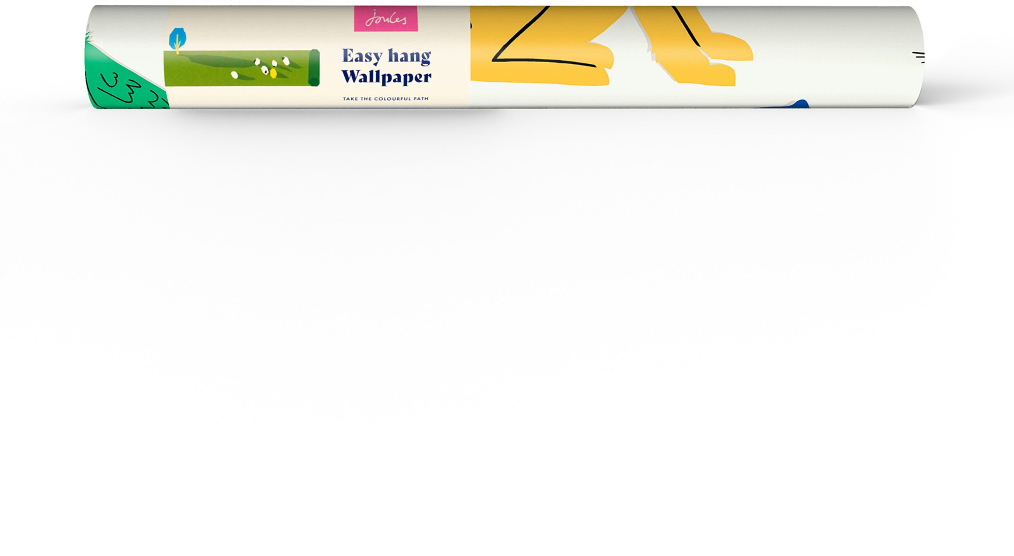 Joules Vliestapete Country Critters Heroes White / Rainbow, glatt, Motiv, (1 St), Motiv. € 47,99, (€ 9,23 pro 1 qm).