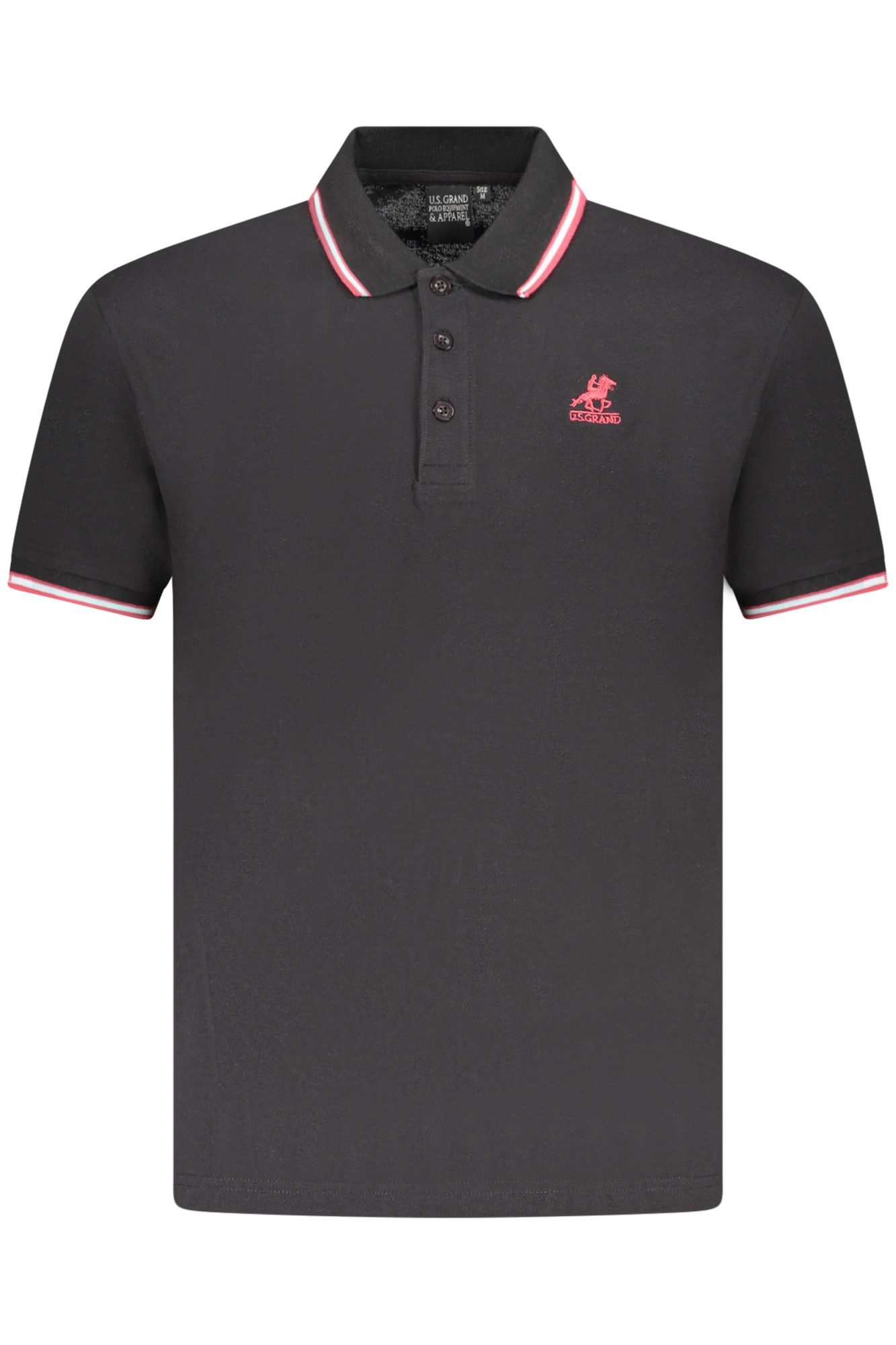 U.S. GRAND POLO Poloshirt Elegantes Schwarzes günstig online kaufen