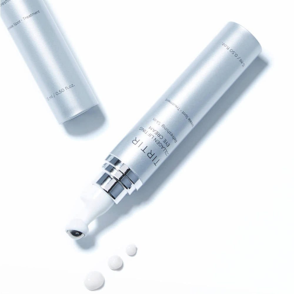 TIRTIR Augencreme TIR TIR, Collagen Lifting Eye Cream - 15 ml, Vegane Anti-Aging-Augencreme mit Kollagen-Lifting-Effekt