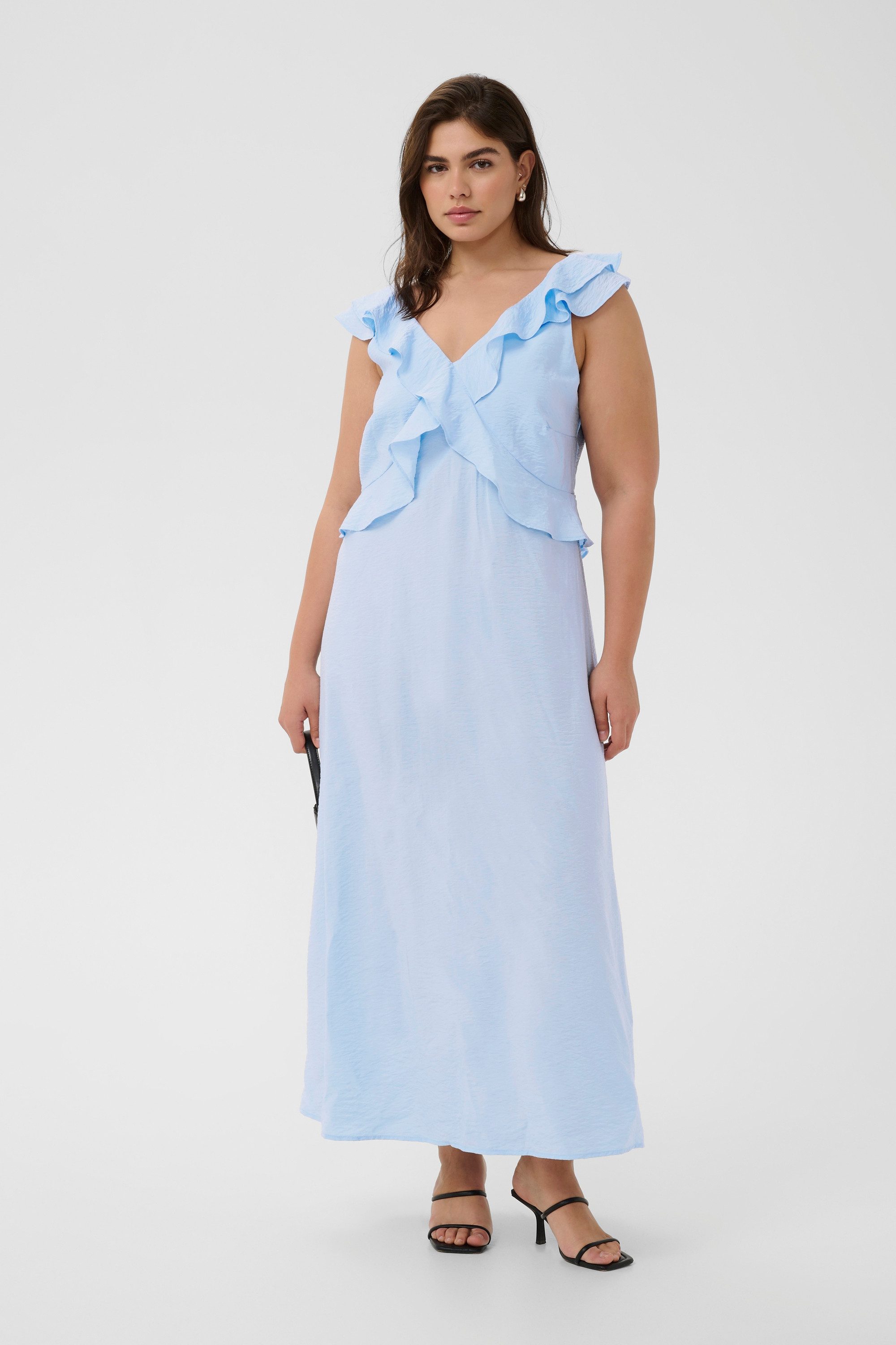 KAFFE Curve Blusenkleid Kleid KCruby Große Größen