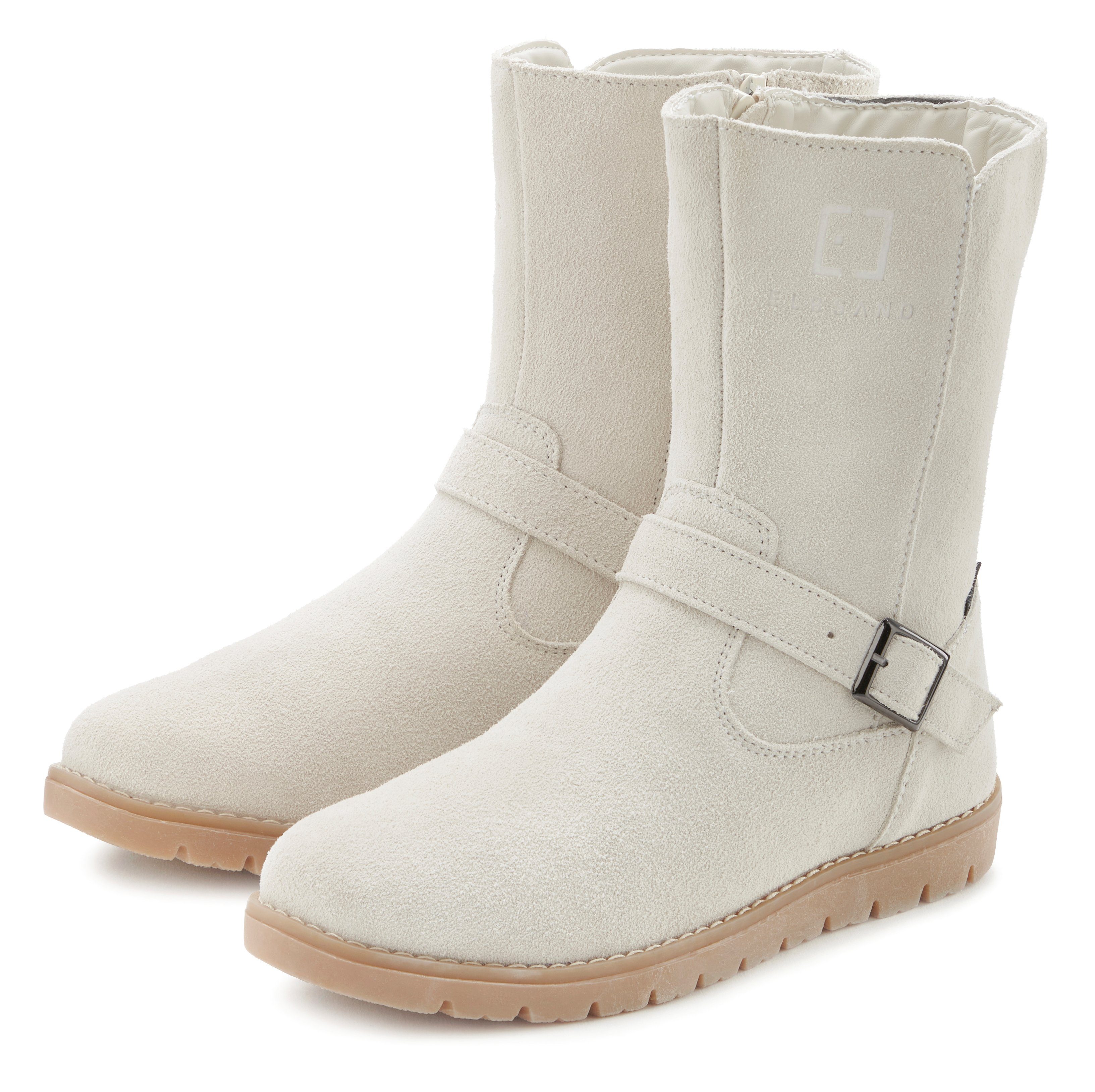 Elbsand Winterstiefel Boots,Winterstiefelette,Leder, wind- & wasserabweisende Tex-Membran