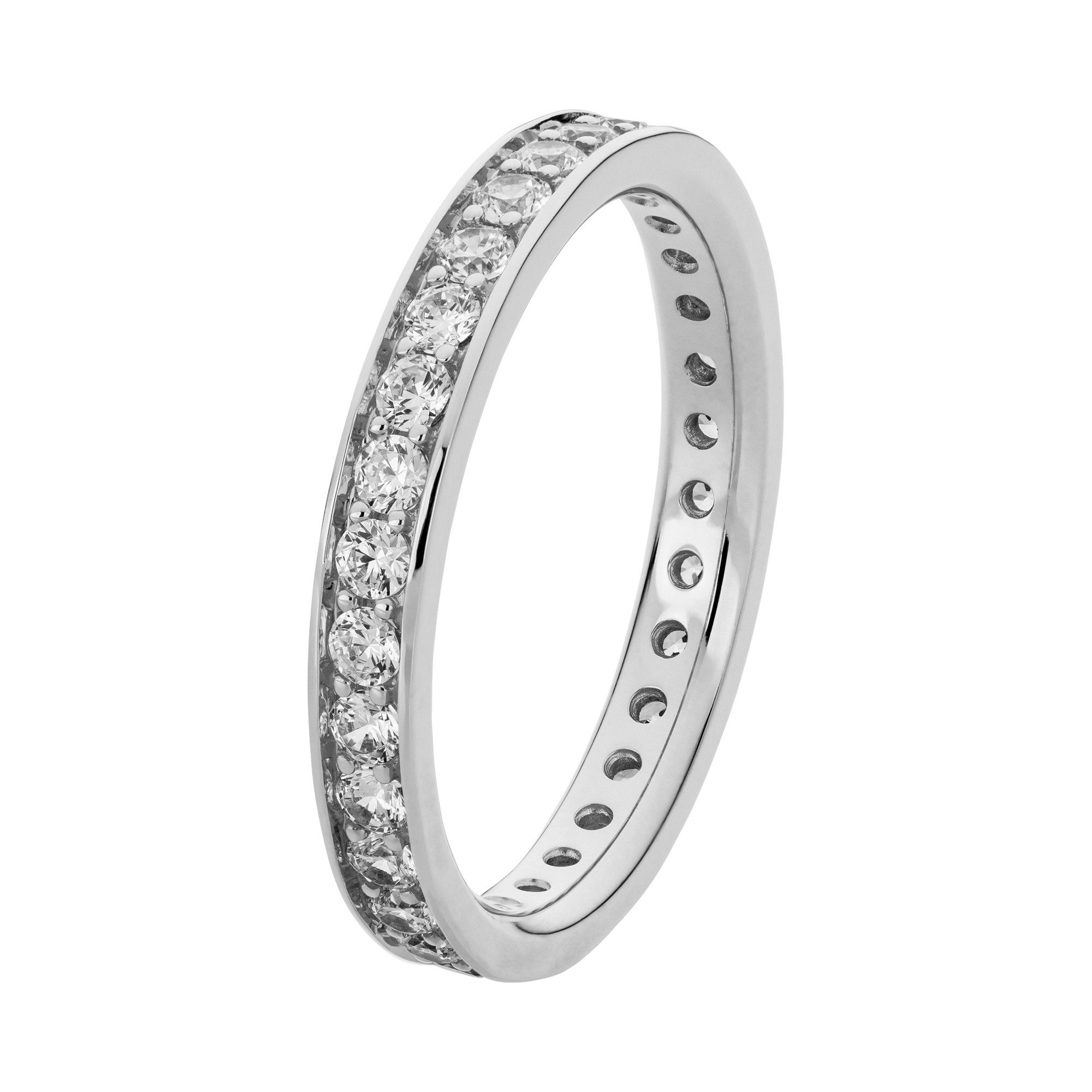 Orolino Fingerring 333/- Weißgold glanz synth. günstig online kaufen