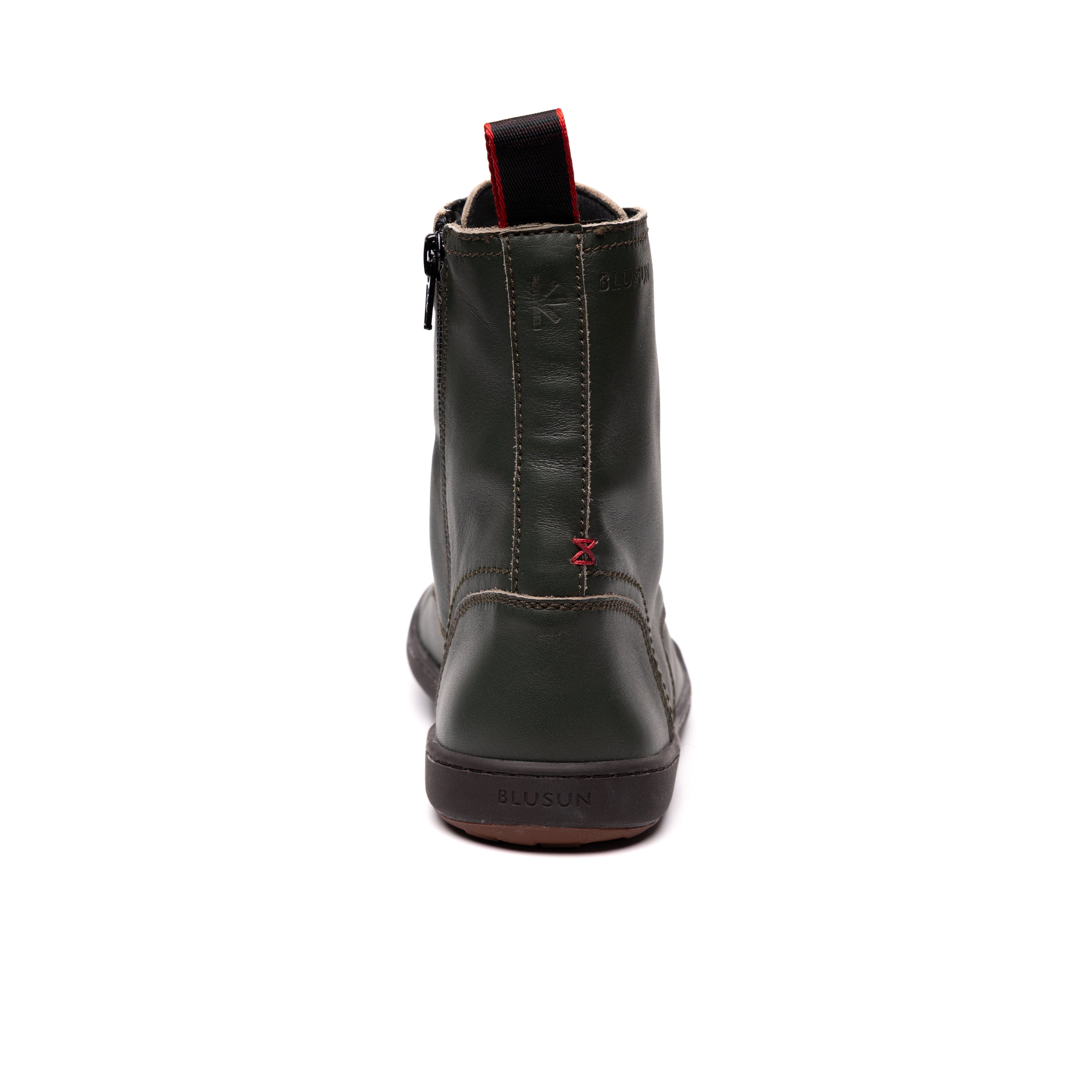 BLUSUN BLSN-040W green Barfußschuh (1 Paar, flexible Barfußsohle) Leder – Bild 5 von 5