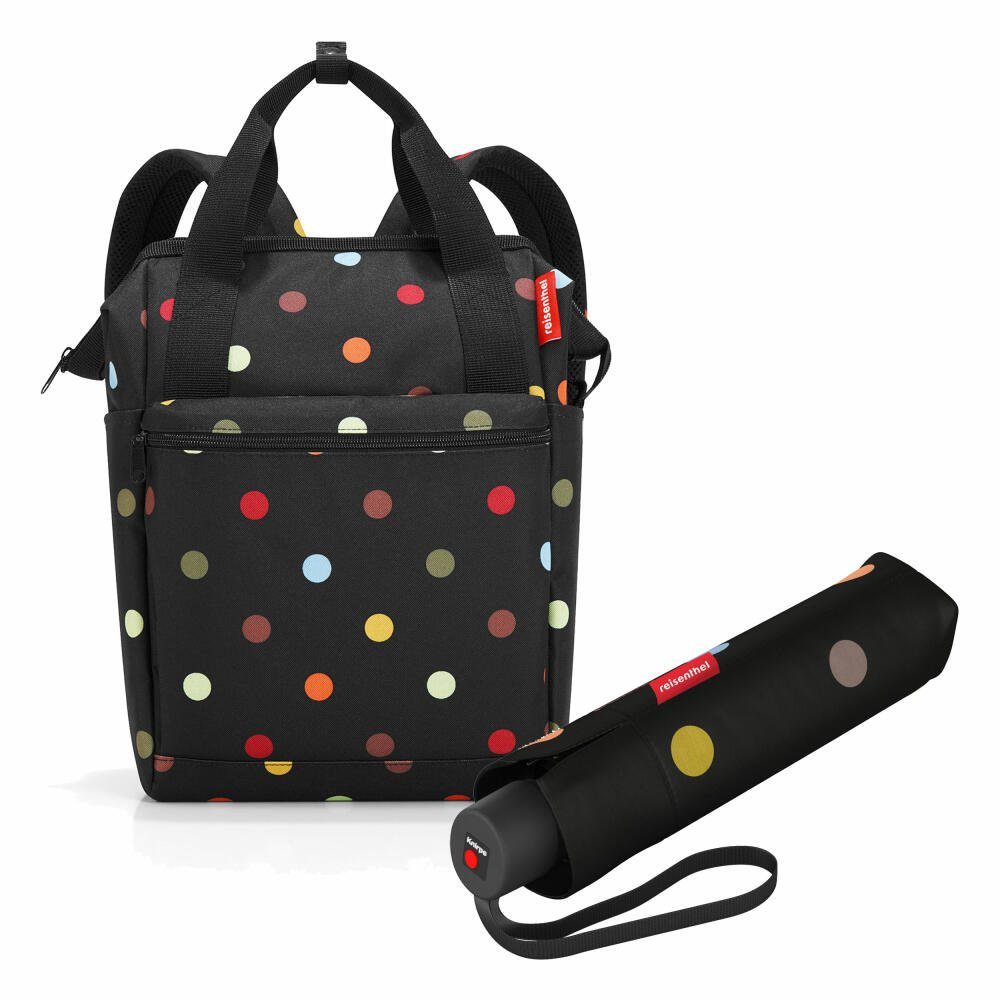REISENTHEL® Reisetasche allrounder R Set Dots (Set, 2-tlg), mit umbrella pocket classic