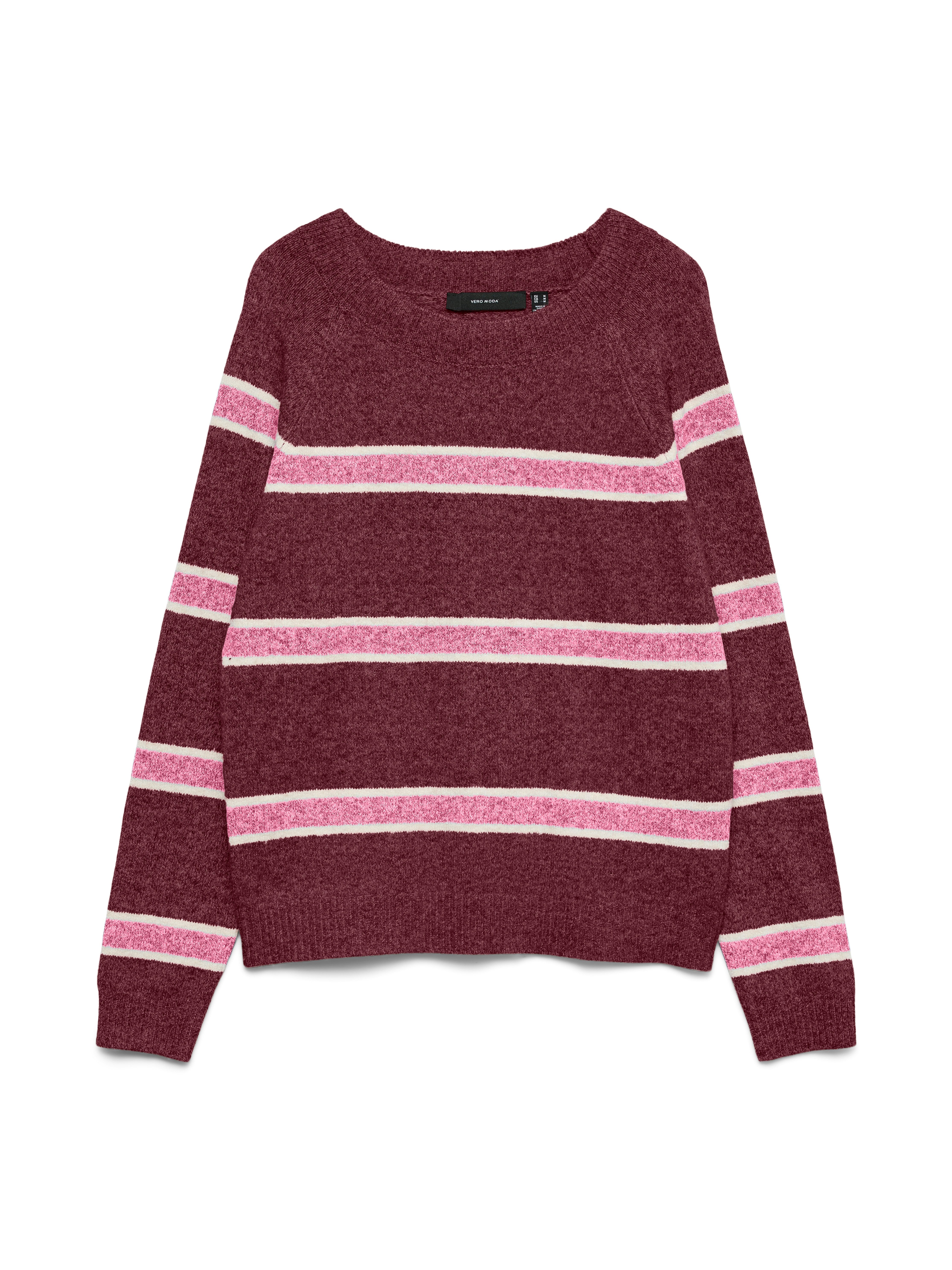 Windsor Wine Stripes:W. BIRCH AND PRISM PINK