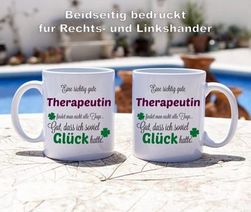 TASSENKING Tasse, Eine gute Therapeutin... - Tasse - Kaffeebecher - Geschenk