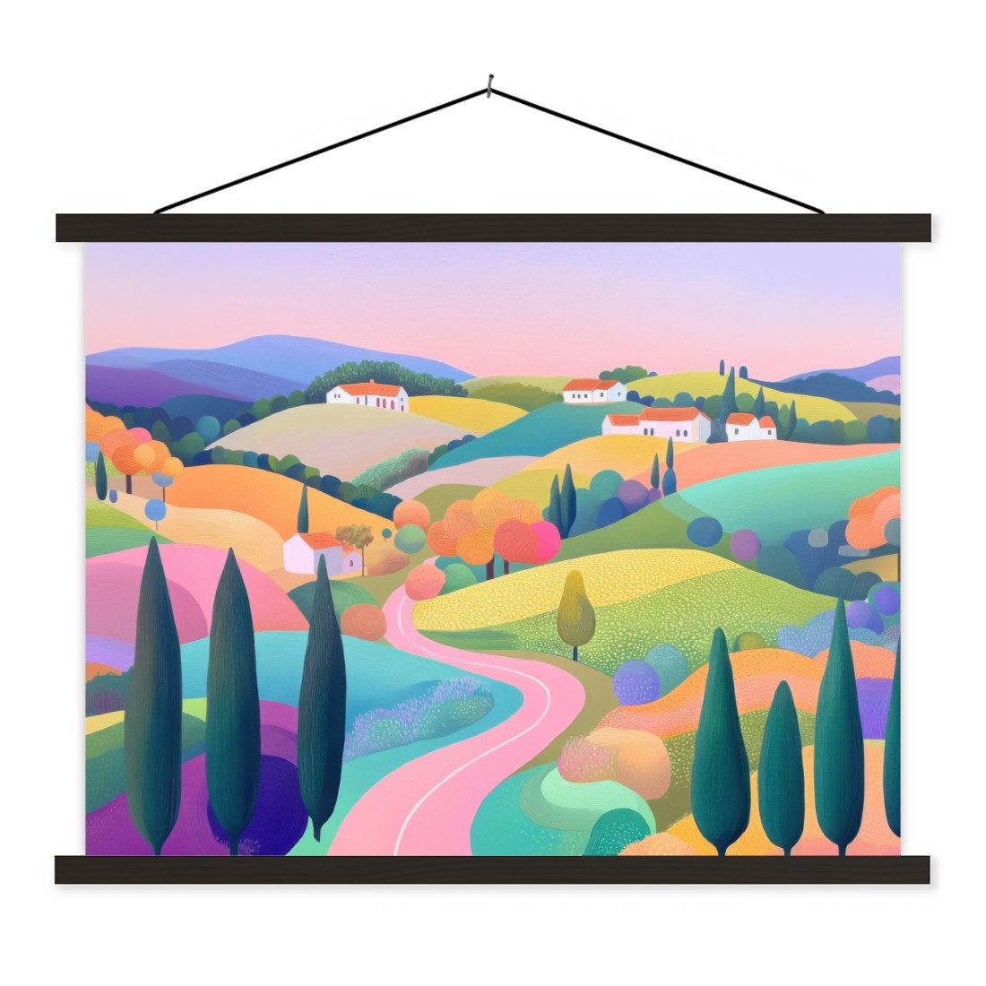 MuchoWow Poster Landschaft - Lila - günstig online kaufen