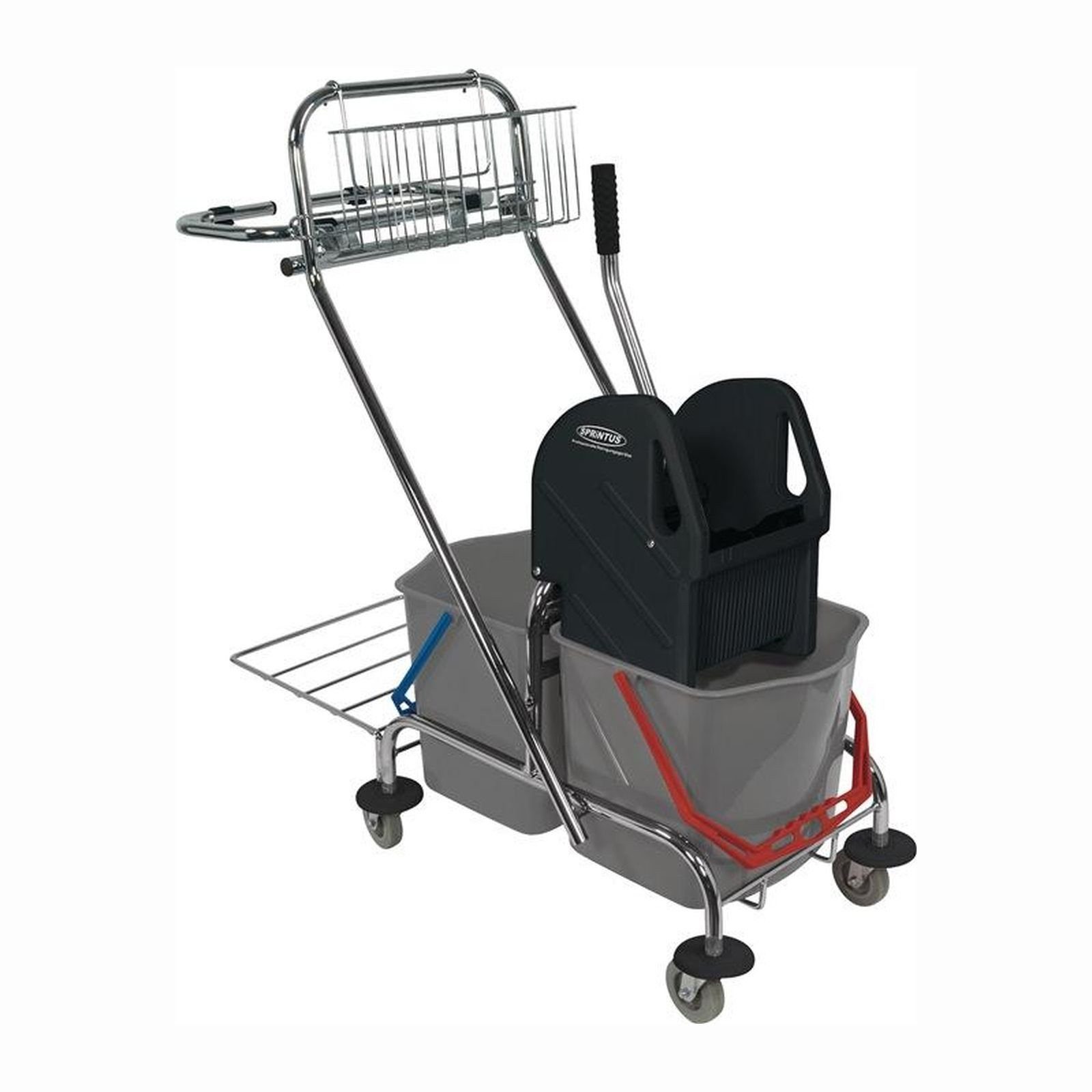 Sprintus Scheibenwischblätter Sprintus Reinigungswagen Eimer 2 x 17 l, Presse, Ablagekorb - 301...
