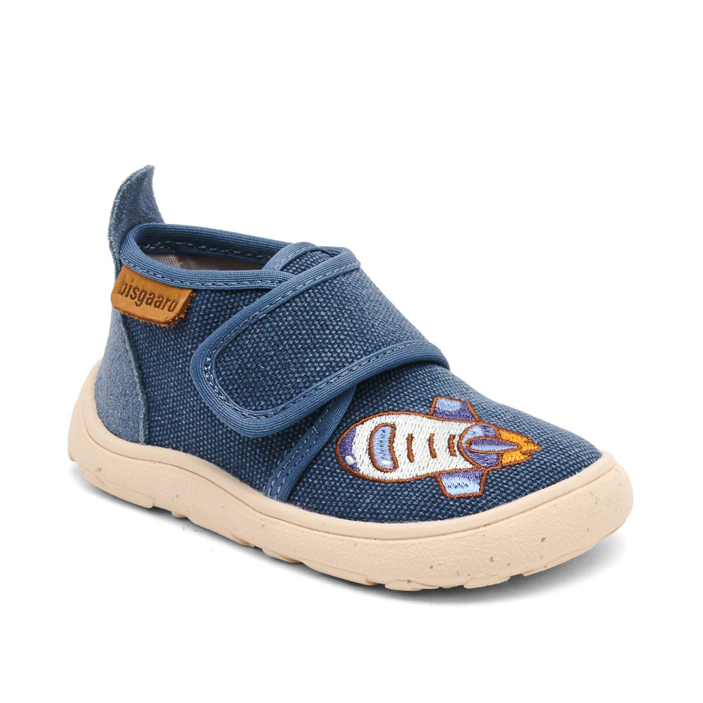 Bisgaard barefoot basic Hausschuh Klettschuh mit Stickerei, Größenschablone zum Download