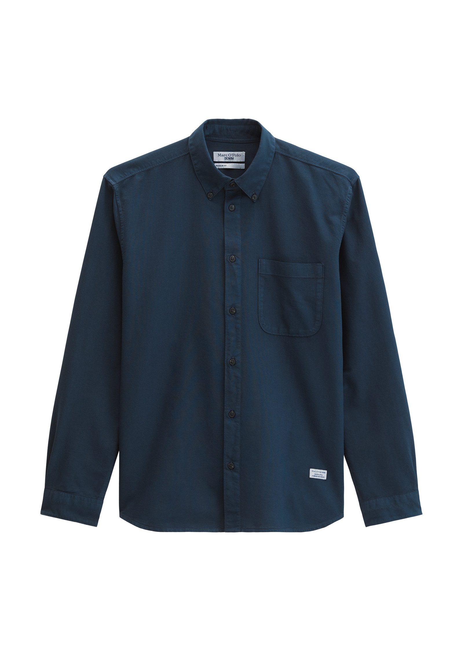 Marc O'Polo DENIM Langarmhemd Oxford-Hemd regular fit aus reiner Bio-Baumwolle – Bild 5 von 5