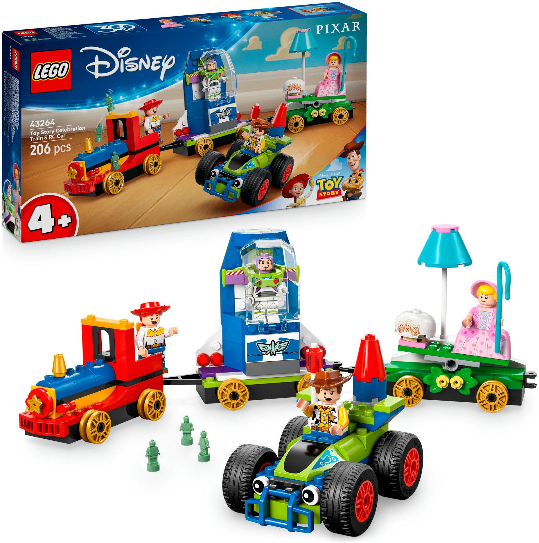 LEGO® Partyzug und das Auto RC aus Toy Story (43264), LEGO Disney Pixar Kon günstig online kaufen