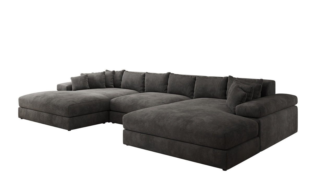 Sofa Designer Sofa Bernardo U in Cord