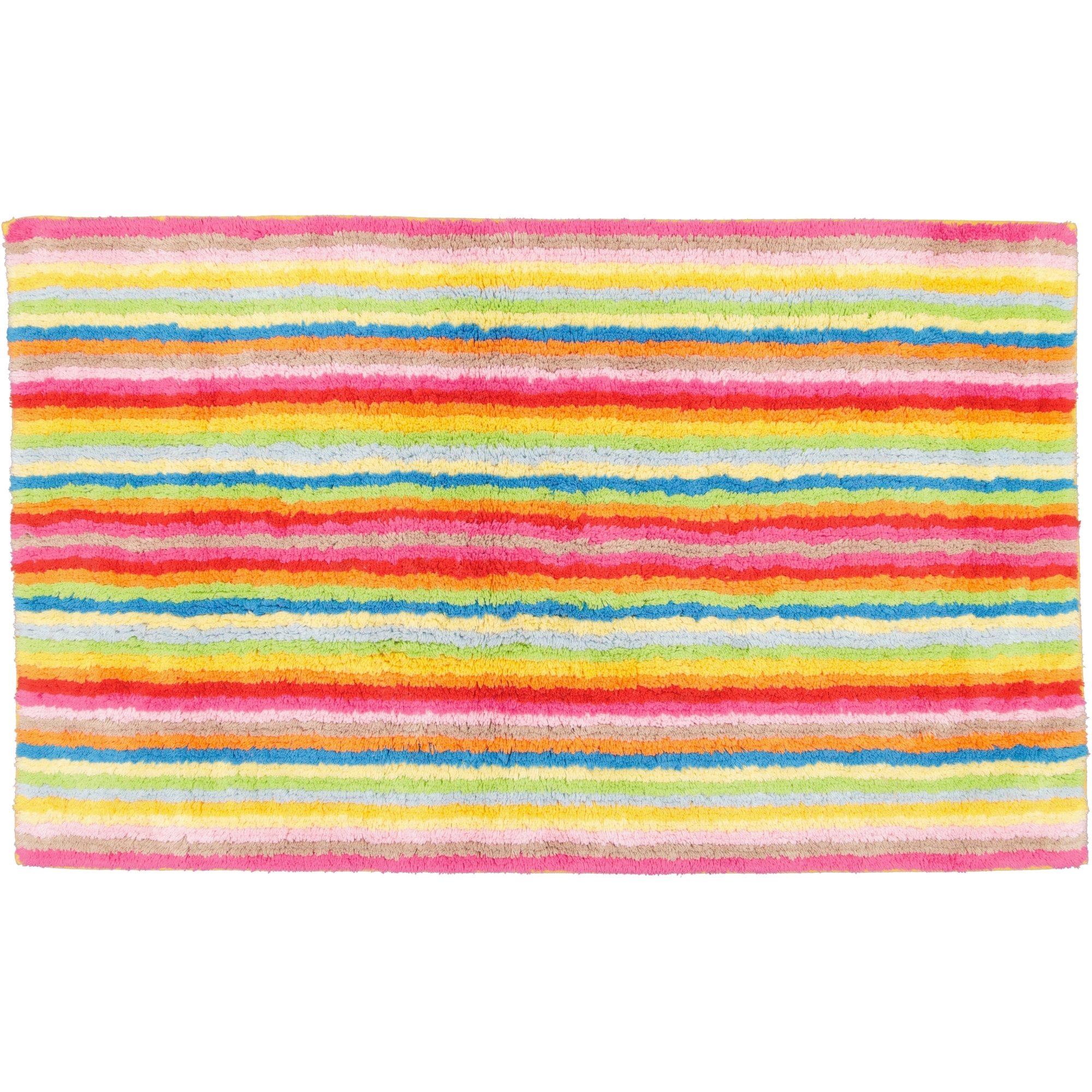 Cawö Home Badematte Lifestyle Streifen 7008, 100% Baumwolle, Wendeteppich