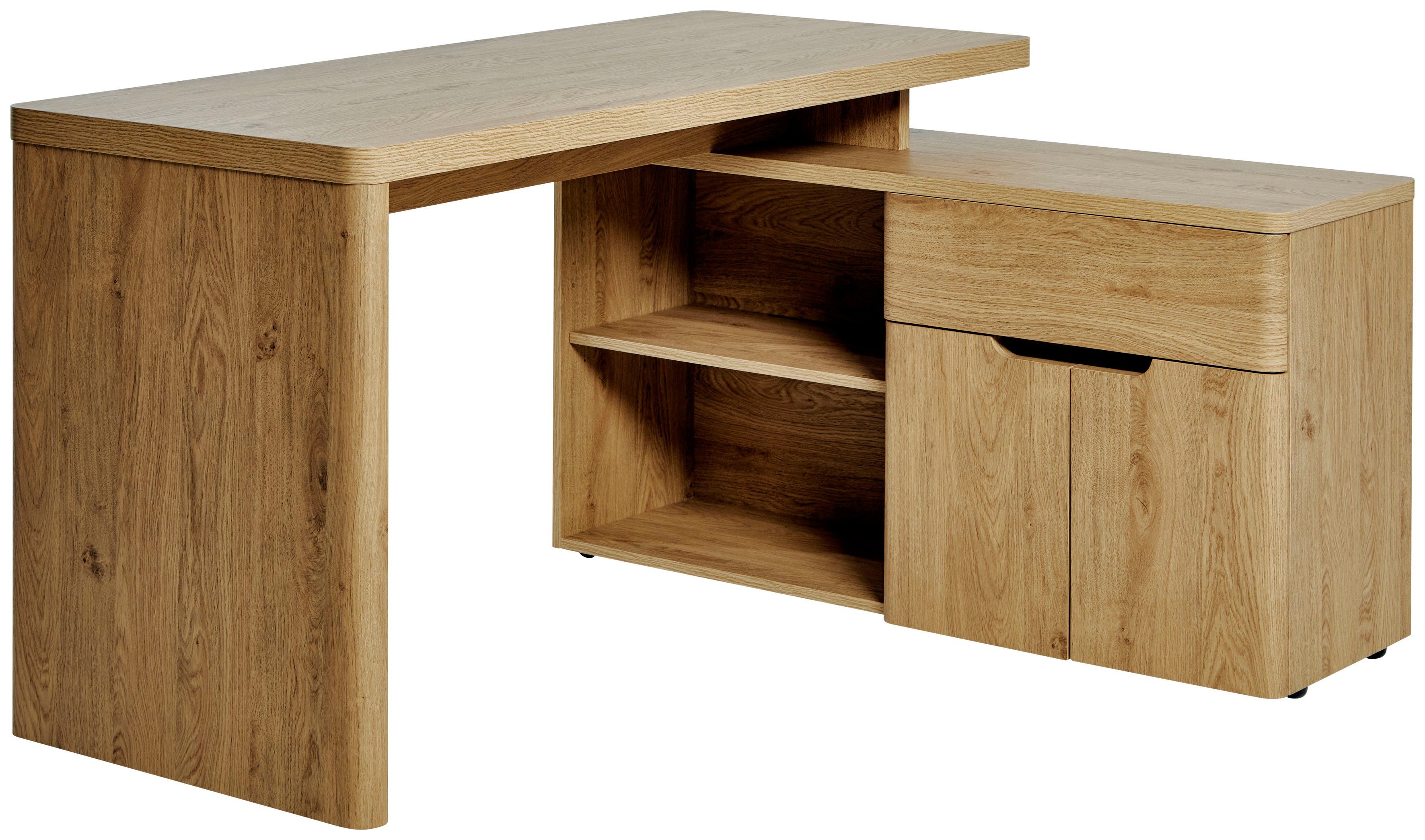 Jahnke Eckschreibtisch CU-LIBRE 150 E (1-St), wechselseitig montierbar