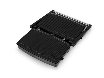 Tristar Kontaktgrill, 1500 W, Elektro Low fat Indoorgrill Panini Multigrill BBC Snackmaker 27x18cm