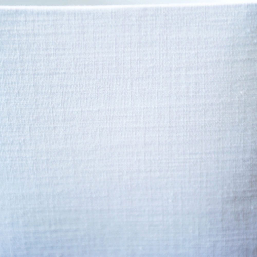 Dirk Davids Leuchten GmbH Lampenschirm Lampenschirm für Tischleuchte in Vierkant Leinen Weiß 20-20-18cm, Hochwertiger Leinen-Stoff