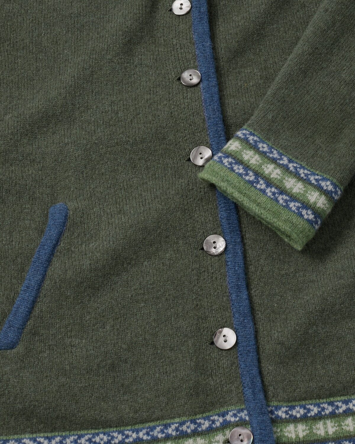 Reitmayer Strickjacke Jacquard-Cardigan mit Kapuze