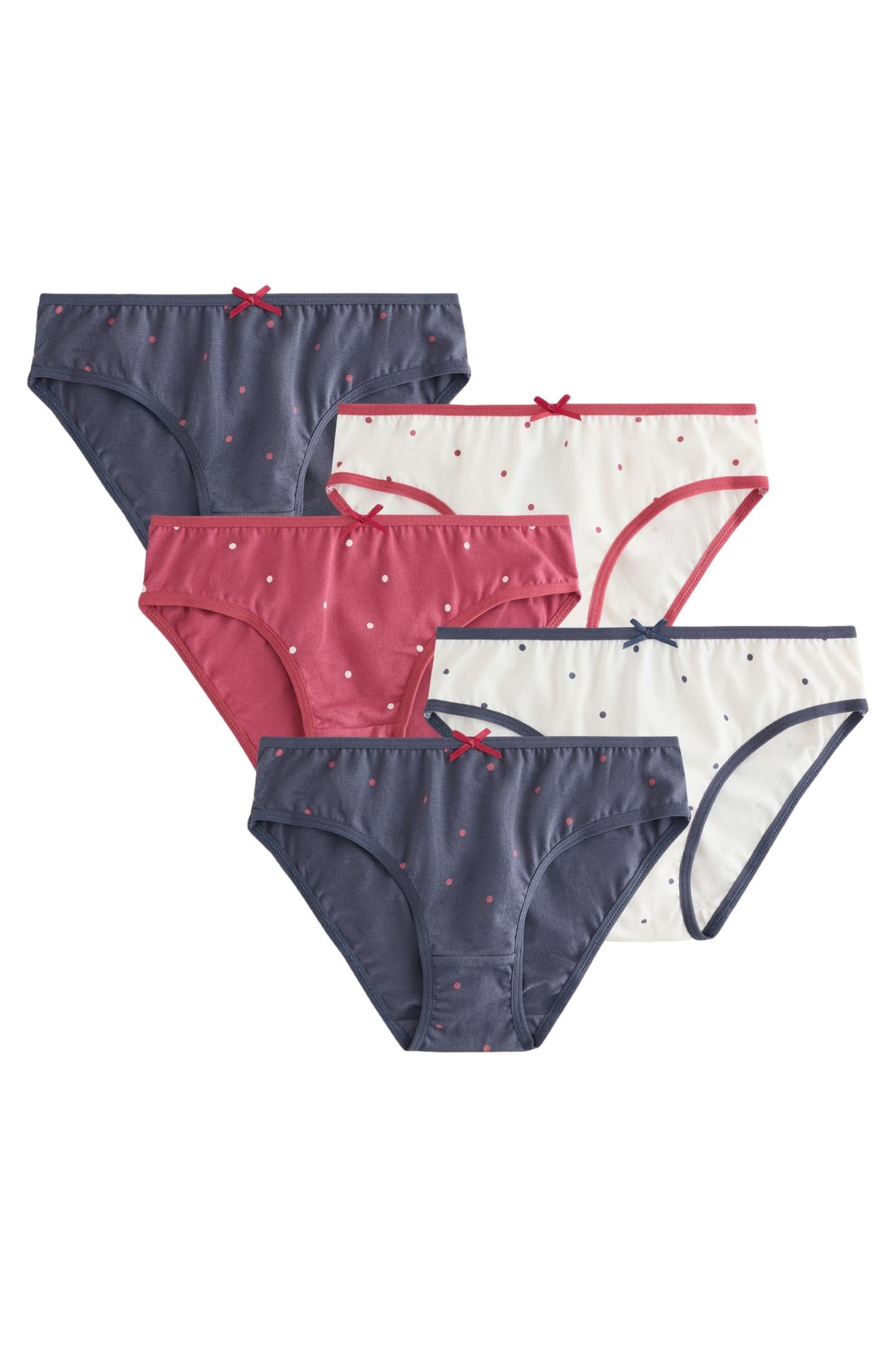 Next Slip 5er-Pack Bikinihosen mit Struktur (5-St)