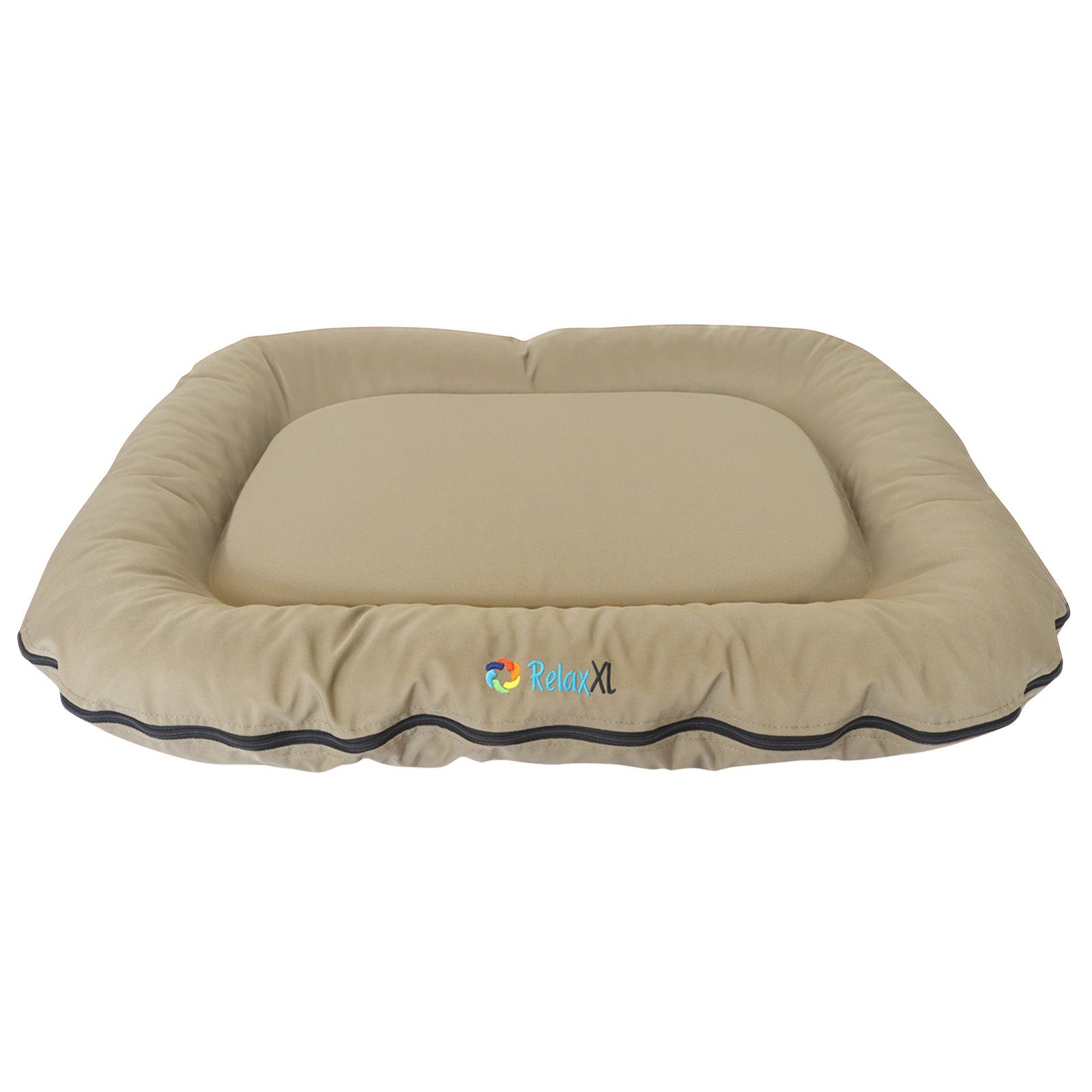 RelaxXL Tierkissen LUNA, Hundekissen, Orthopädisch, Outdoorgewebe, Waschbar, Kratzfest