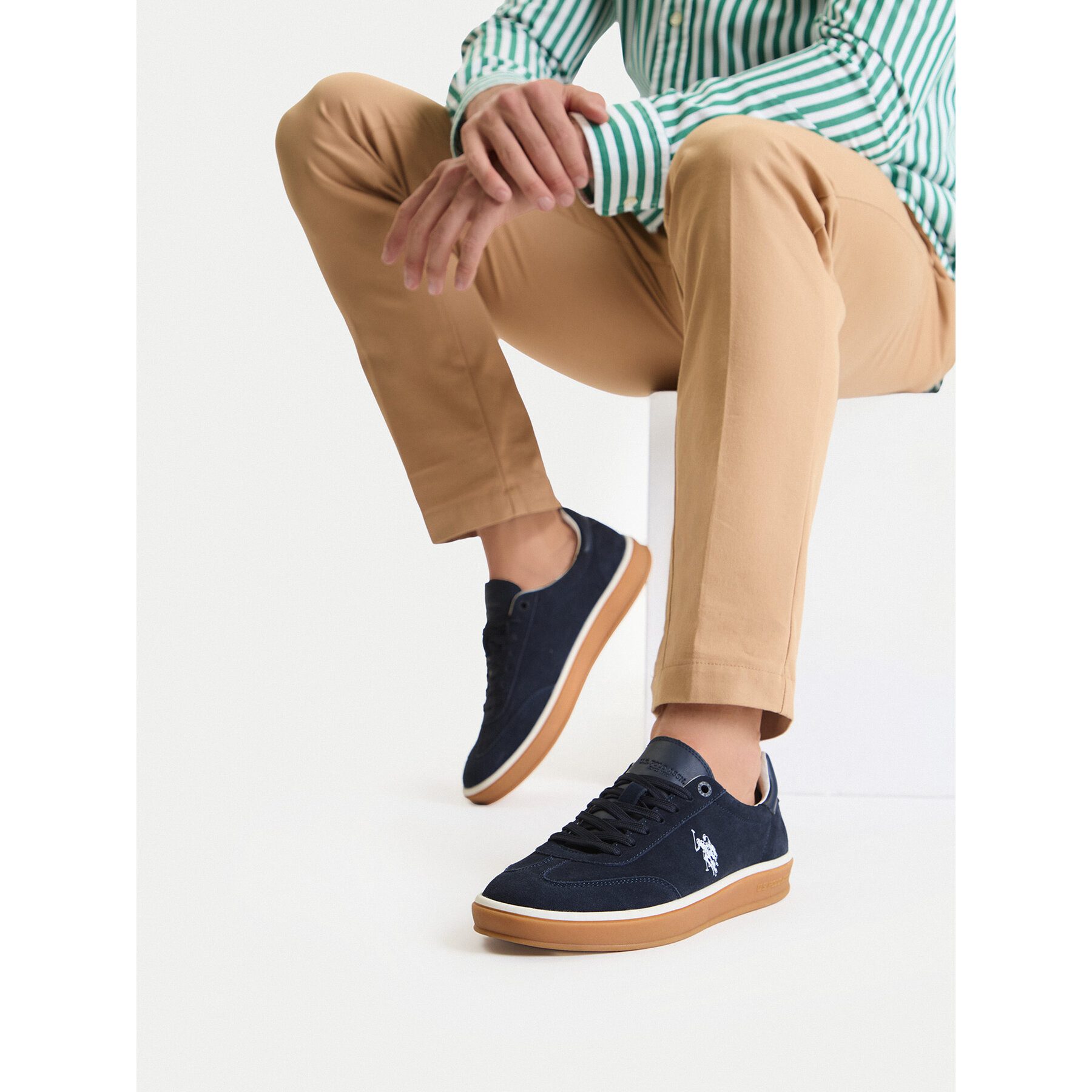 U.S. Polo Assn. US Polo Assn Herren-Sneaker in Marineblau Sneaker