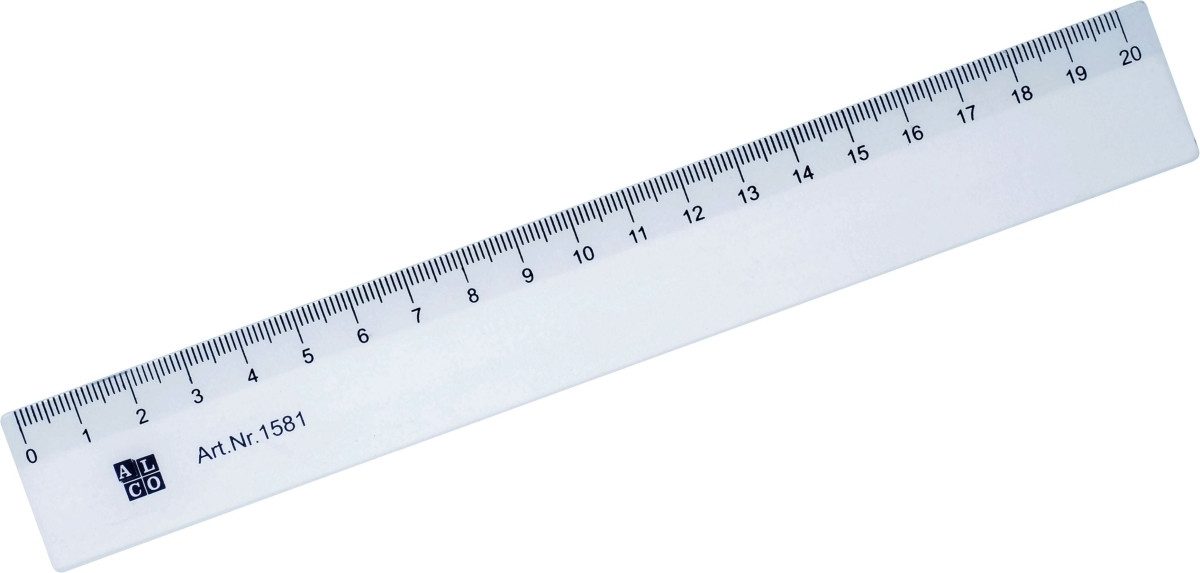 ALCO Lineal Lineal flexibel 20cm transparent