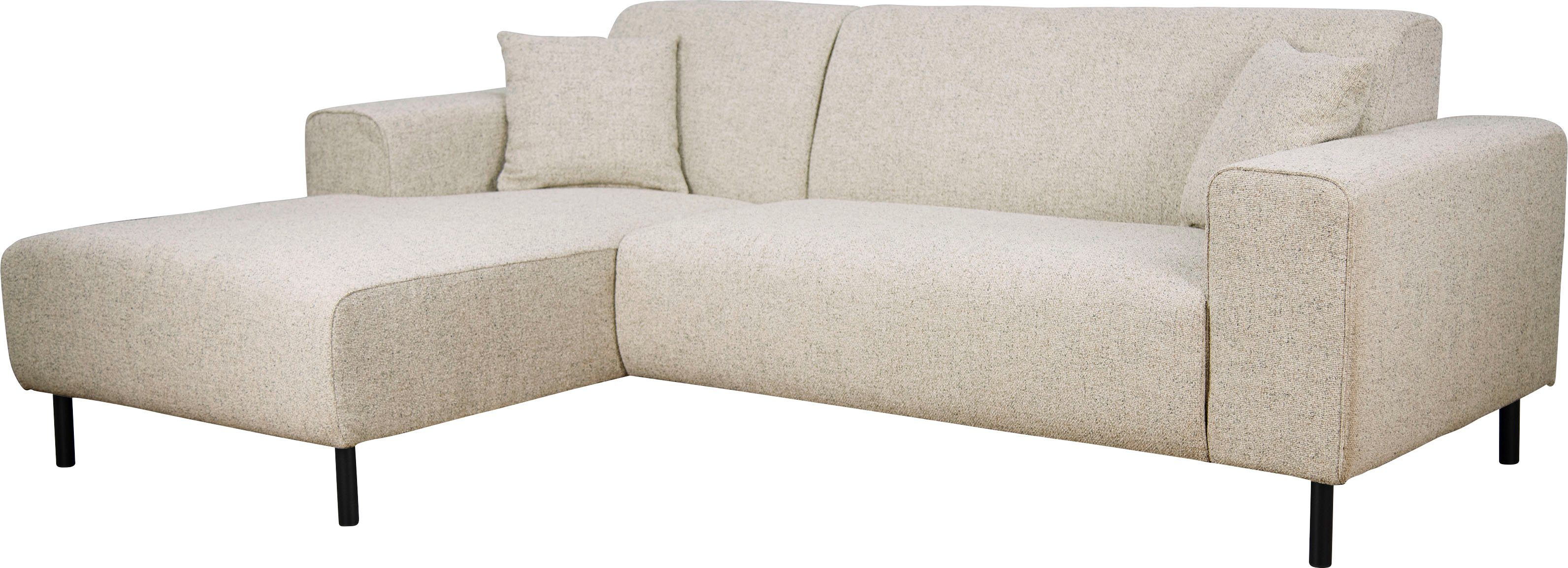 OTTO home Ecksofa ARROS L-Form mit Wellenunterfederung, Maße B/T/H: 235/163/81 cm, incl. Zierkissen, mit Recamiere rechts/links bestellbar, auch in Cord – Bild 4 von 5
