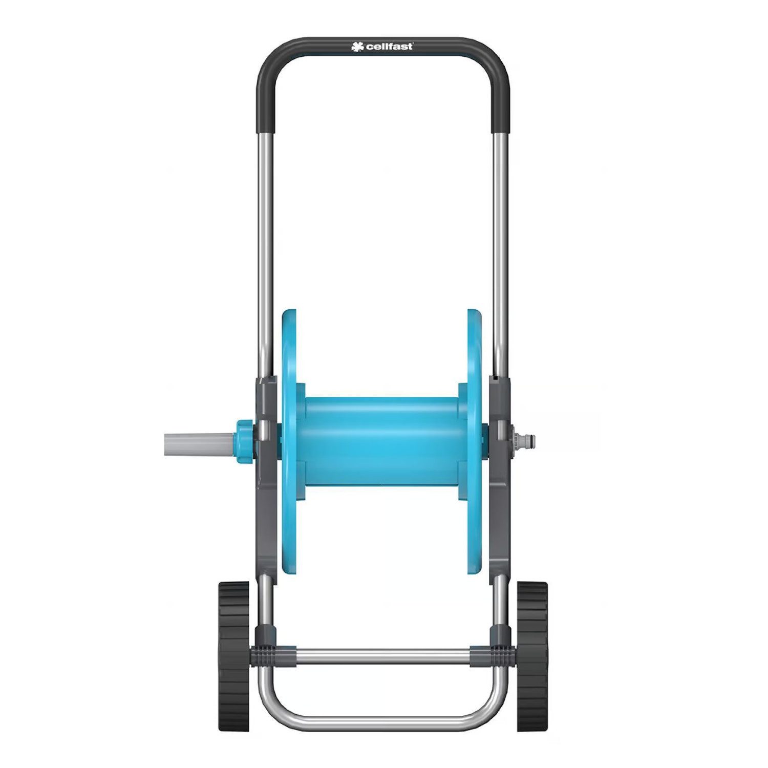 Cellfast Schlauchwagen mit Schlauch 3/4'' 30 m, Set mit geradem Sprühkopf 3/4" IDEAL, All Season, Anti Algae, UV-beständig