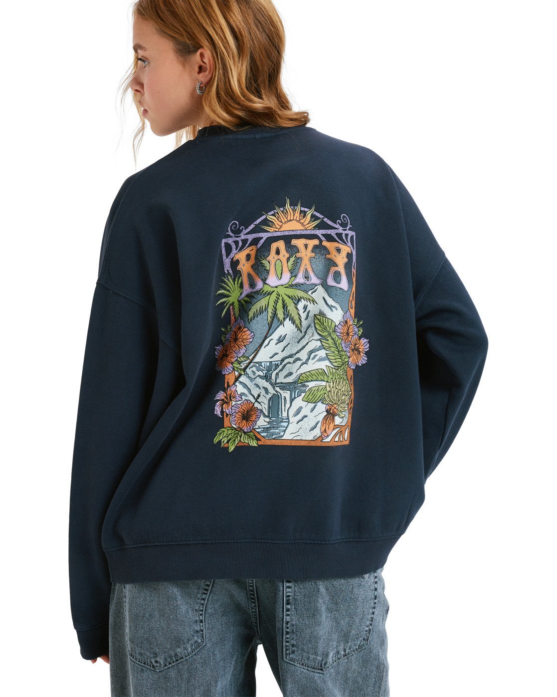 Roxy Fleecepullover Lineup Oversized günstig online kaufen