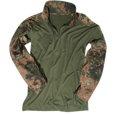 Mil-Tec Langarmshirt Militär Combat-Shirt Feldhemd Tactical