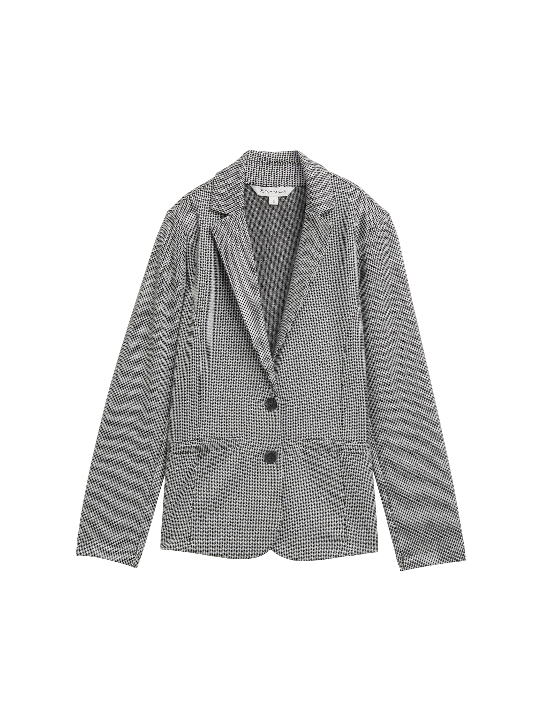 TOM TAILOR Jackenblazer mit Karo Muster