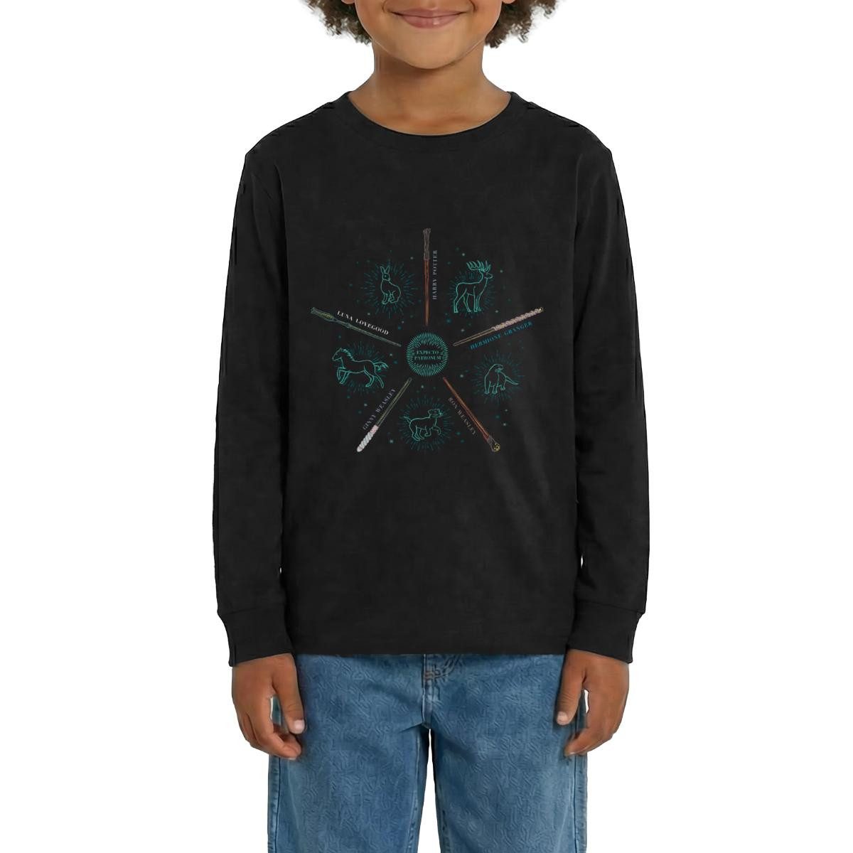 T-Shirt Harry Potter Expecto Patronum Teenager Premium Langarmshirt