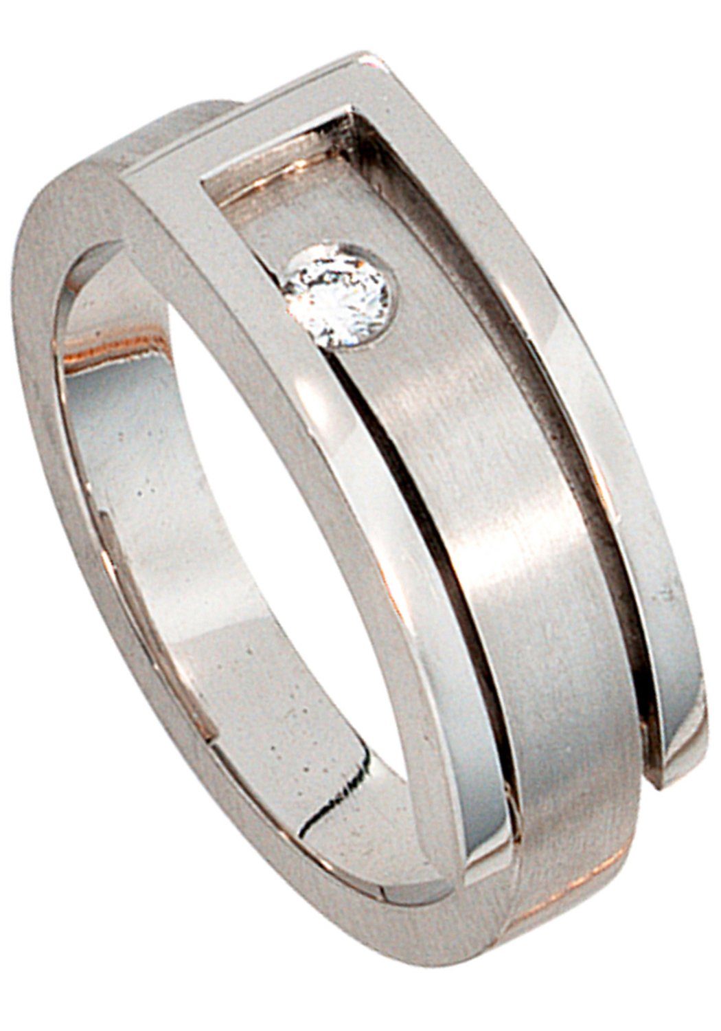 JOBO Diamantring Ring Platinring, 950 Platin mit Diamant Brillant