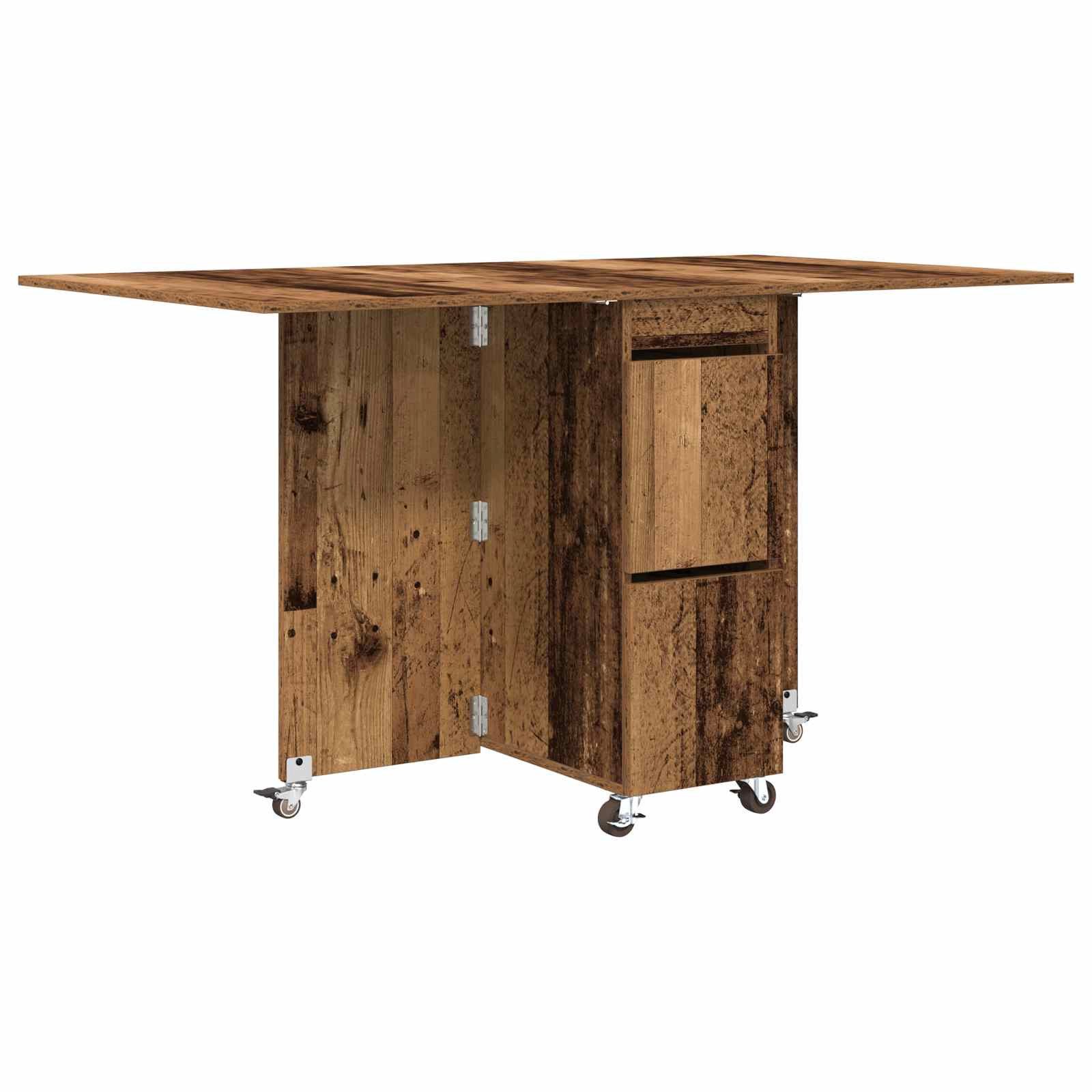 vidaXL Esstisch Esstisch 140 x 80 x 77 cm Holzwerkstoff Altholz Rechtwinklig (1-St)