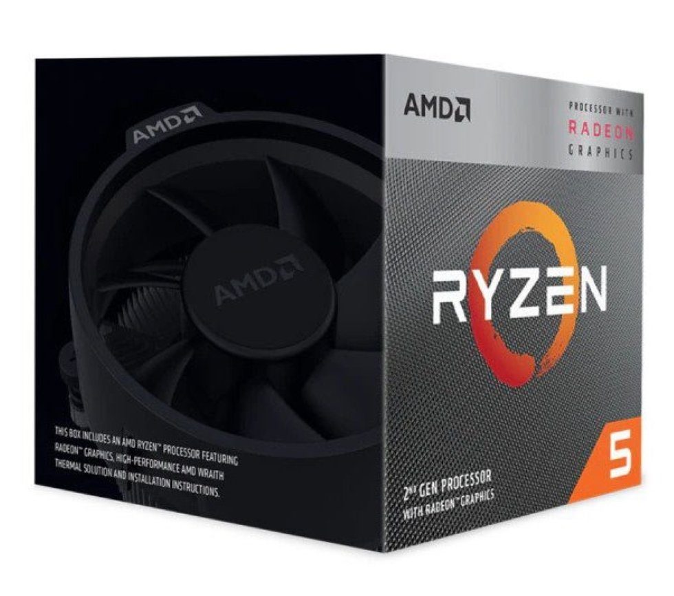 AMD Prozessor Ryzen 5 3400G Prozessor 3,7 GHz 4 MB L3 Box